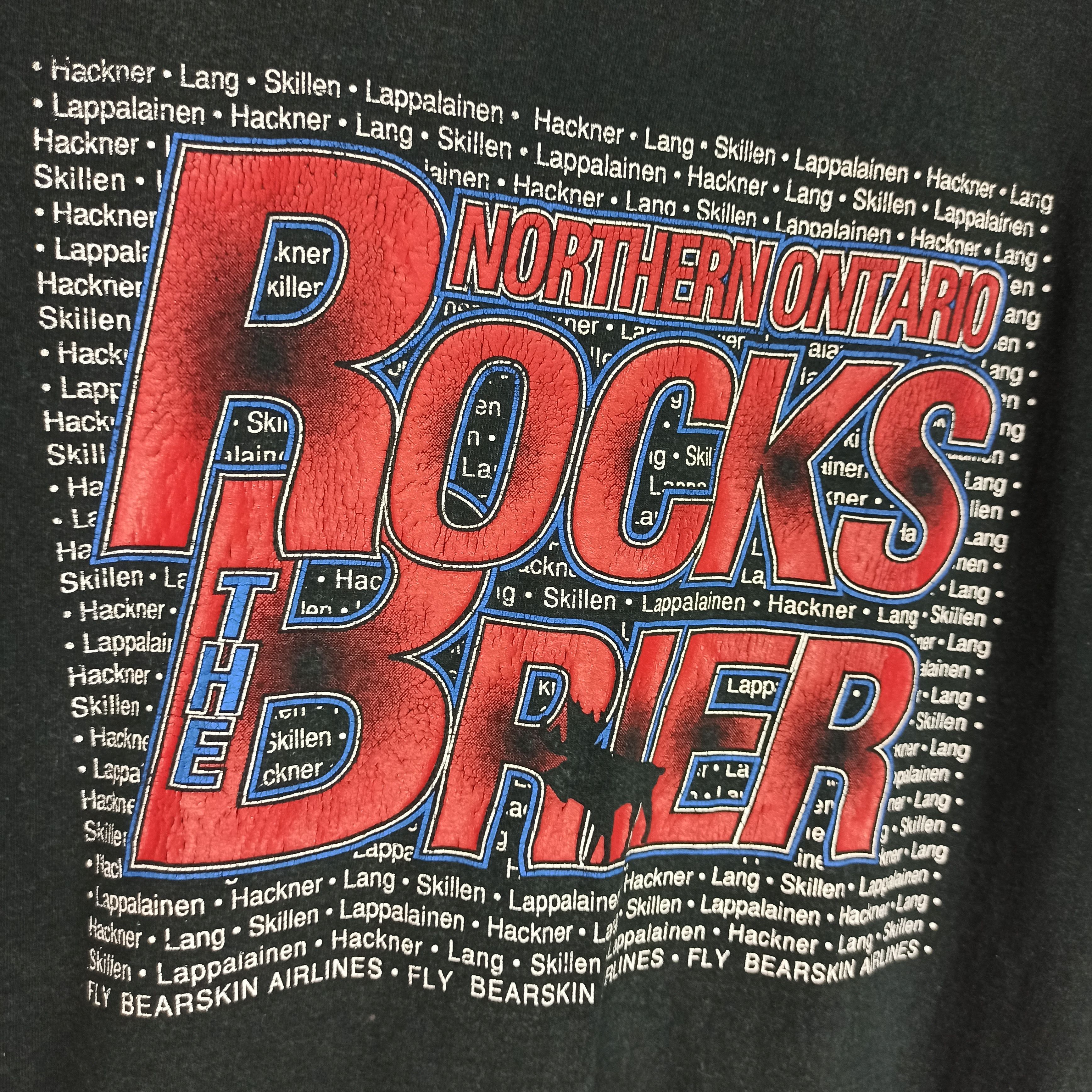Vintage Vintage Hackner-Lang Northern Ontario Rocks The Brier Tess Size US L / EU 52-54 / 3 - 3 Thumbnail