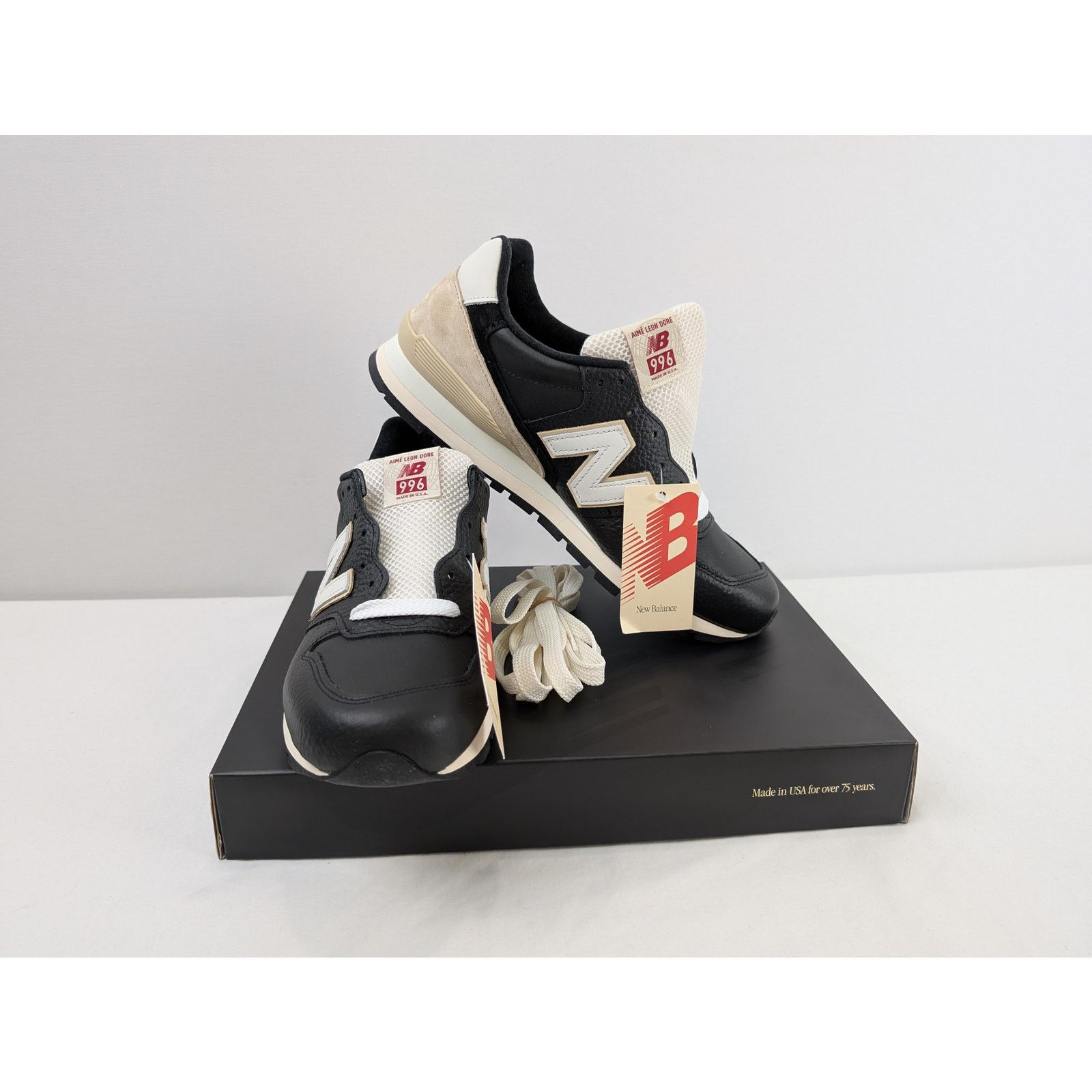 Aime Leon Dore × New Balance o1rshd1 Sneakers in Black/Beige/White Size US 10 / EU 43 - 21 Thumbnail