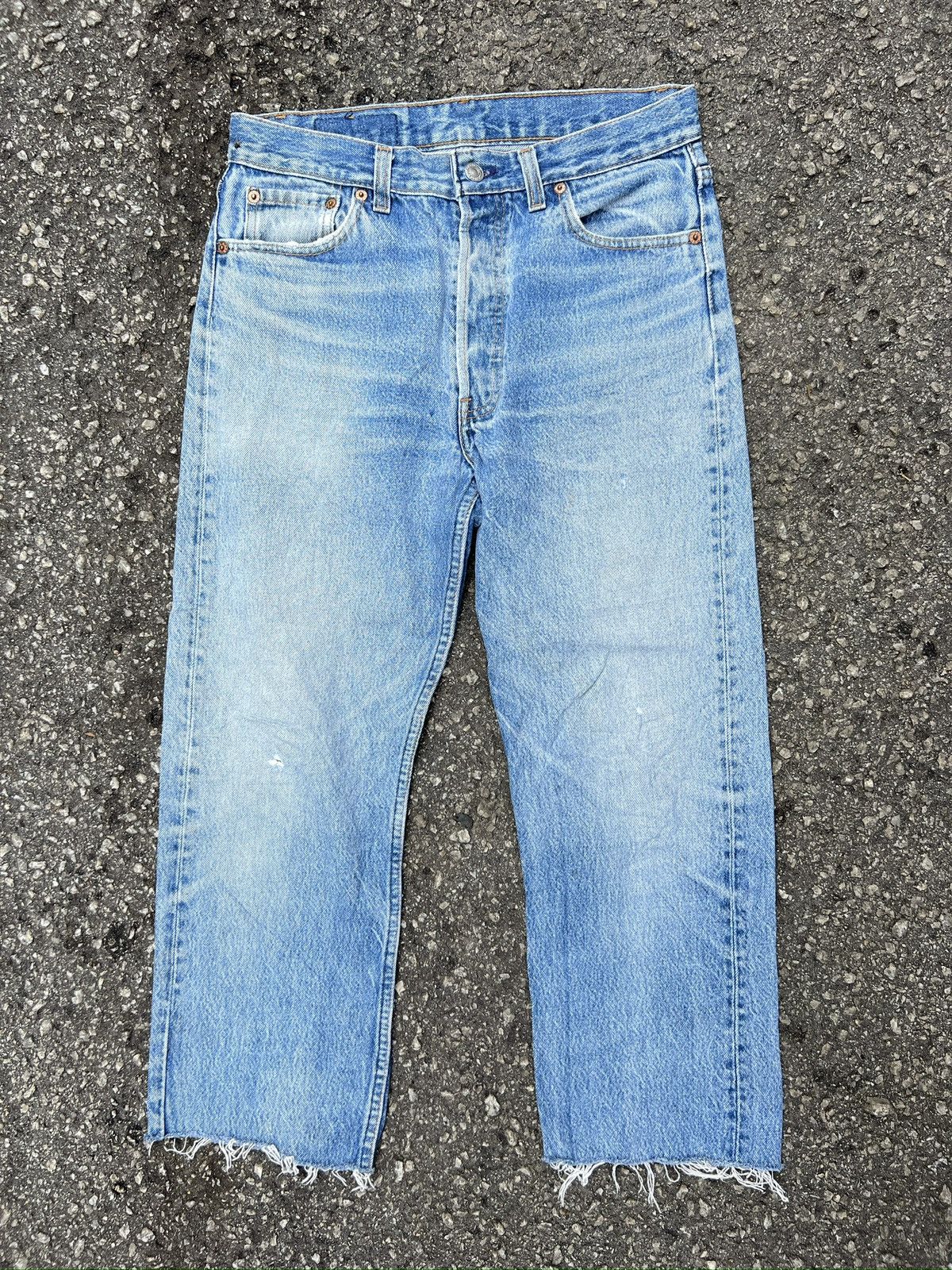 Levi's 11. Vintage 501 Levis Blue Basic Wash Size 30" / US 8 / IT 44 - 1 Thumbnail