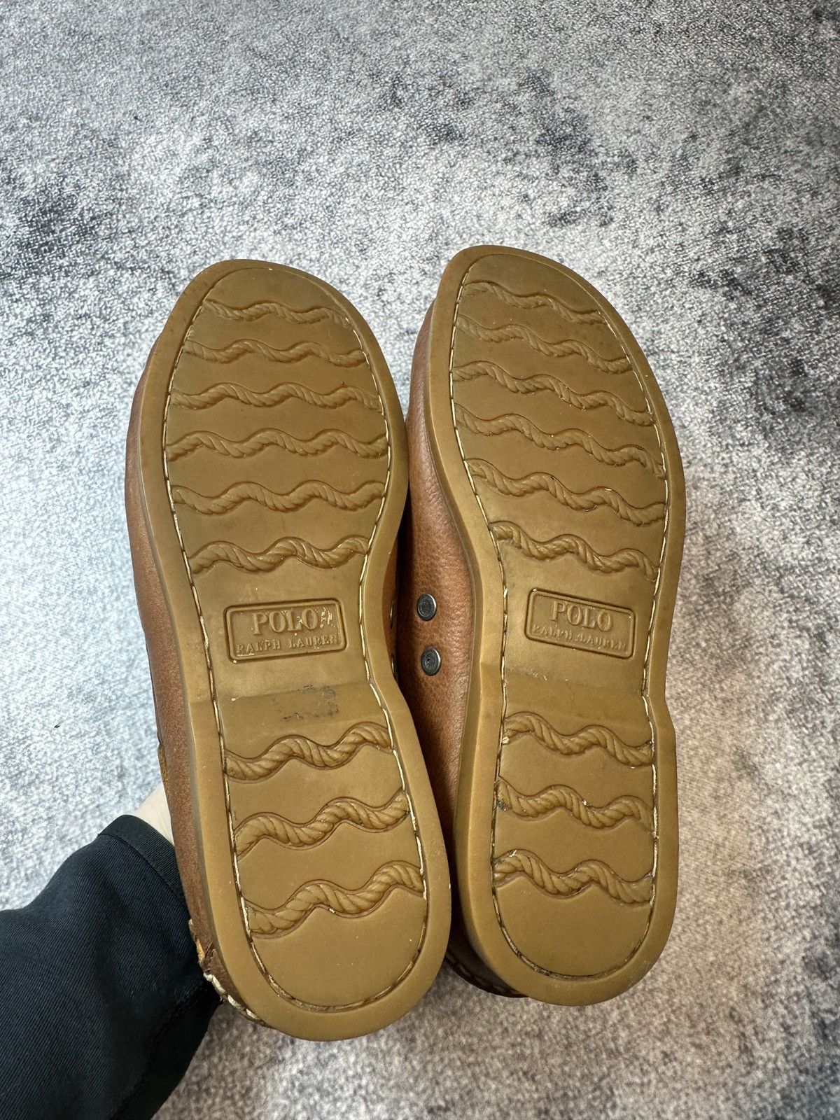 Leather × Polo Ralph Lauren Vintage Polo Ralph Lauren Casual Leather Shoes Streetwear 9 Size US 9 / EU 42 - 5 Thumbnail
