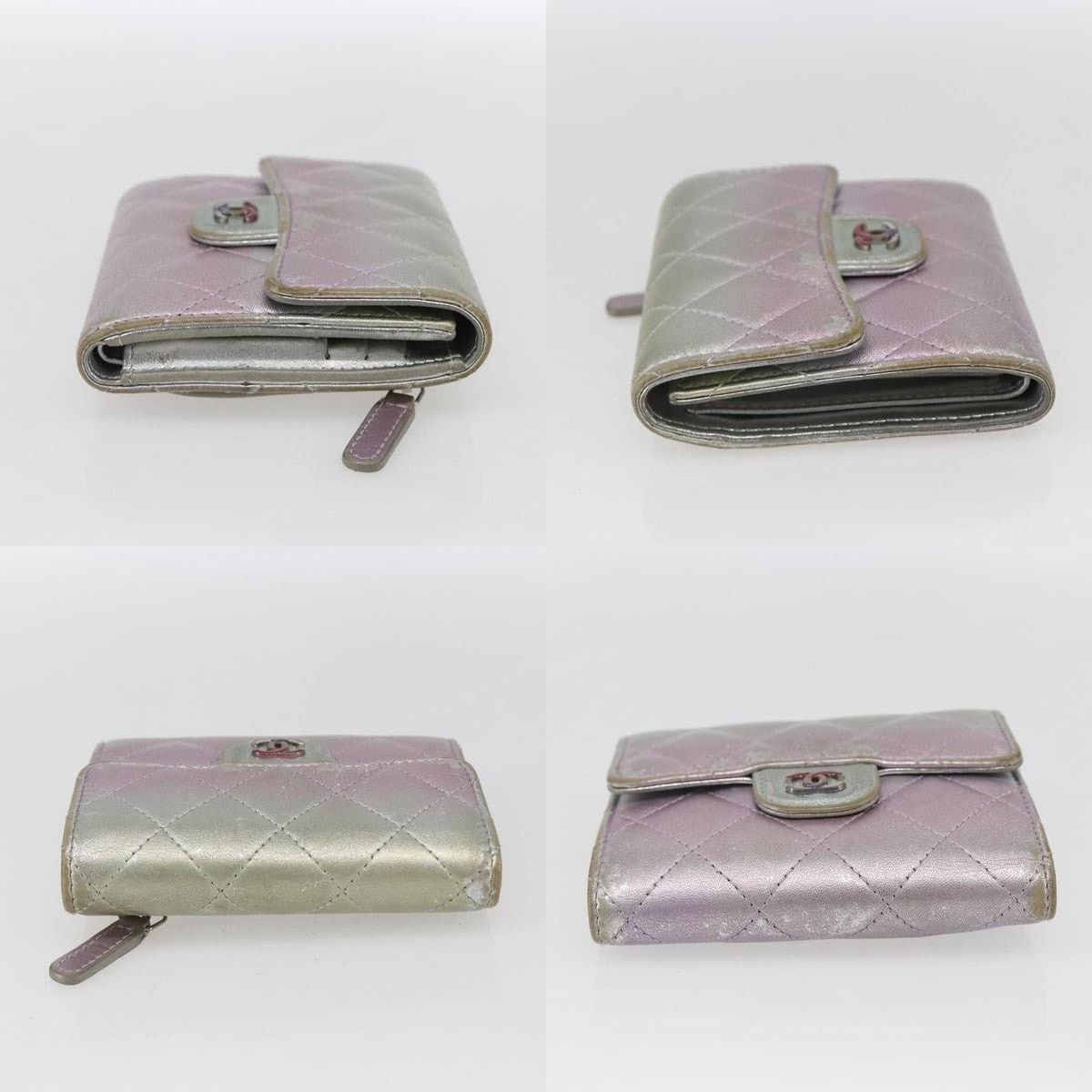 Chanel Chanel Matelasse Coco Mark Bifold Wallet Size ONE SIZE - 3 Thumbnail