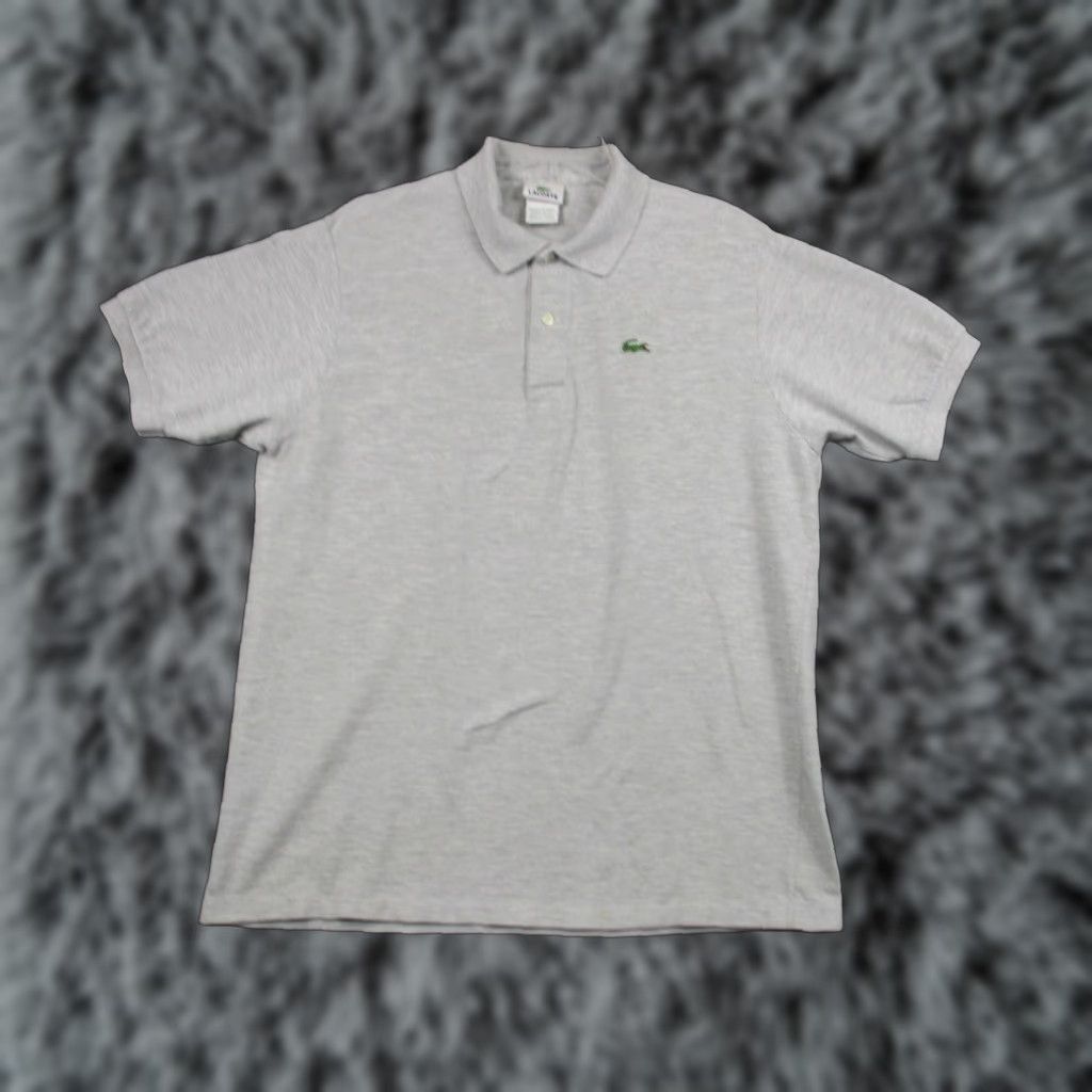 Lacoste Lacoste Polo Shirt Mens Size 7 Gator Logo Short Sleeve Gray Polo Shirt Lacoste Regular Knit 100% Cotton Gator Logo Shirt Mens Size US M / EU 48-50 / 2 - 1 Thumbnail