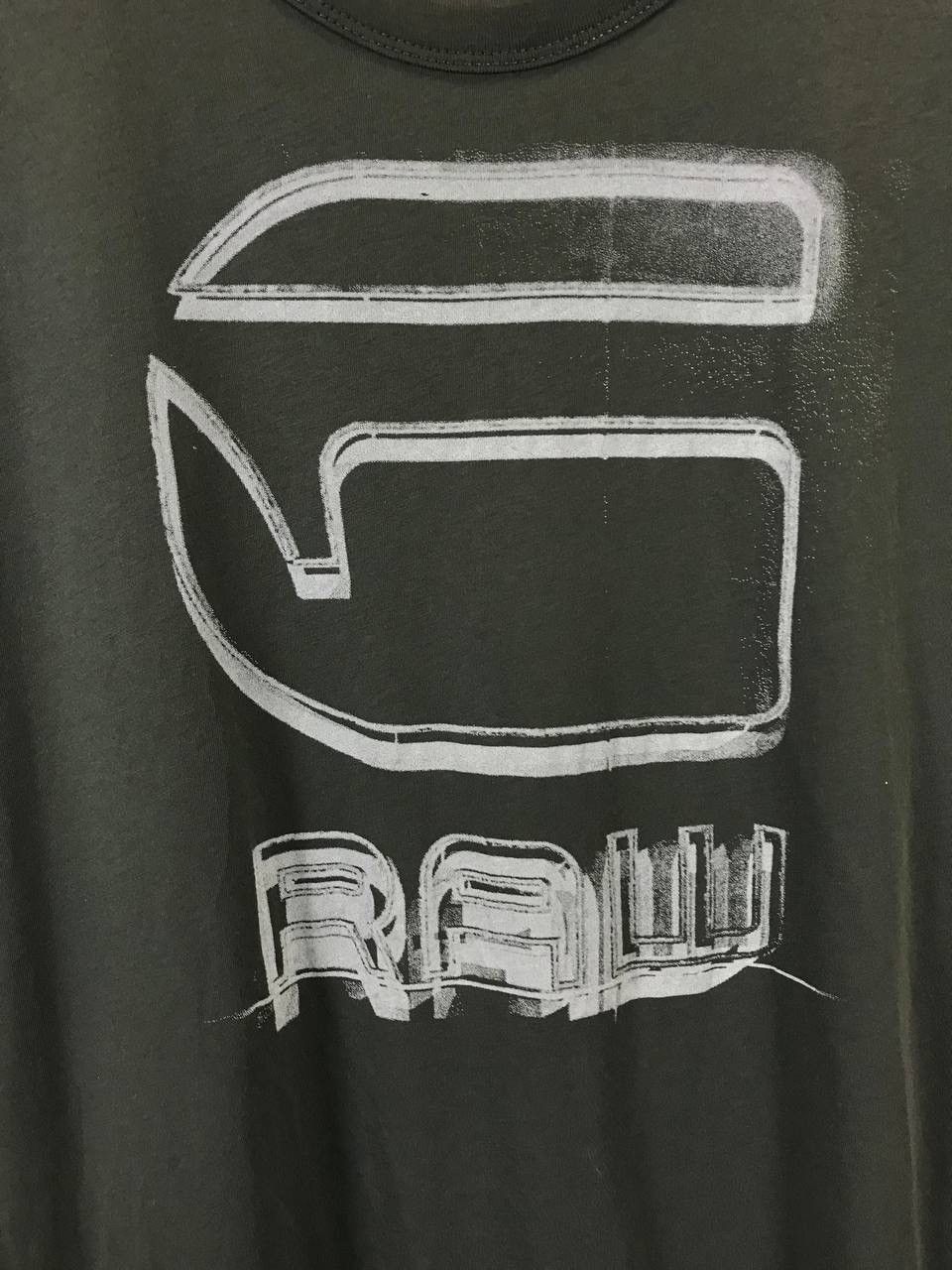 G-Star G Star Raw designer streetwear big logo tee Size US M / EU 48-50 / 2 - 3 Thumbnail