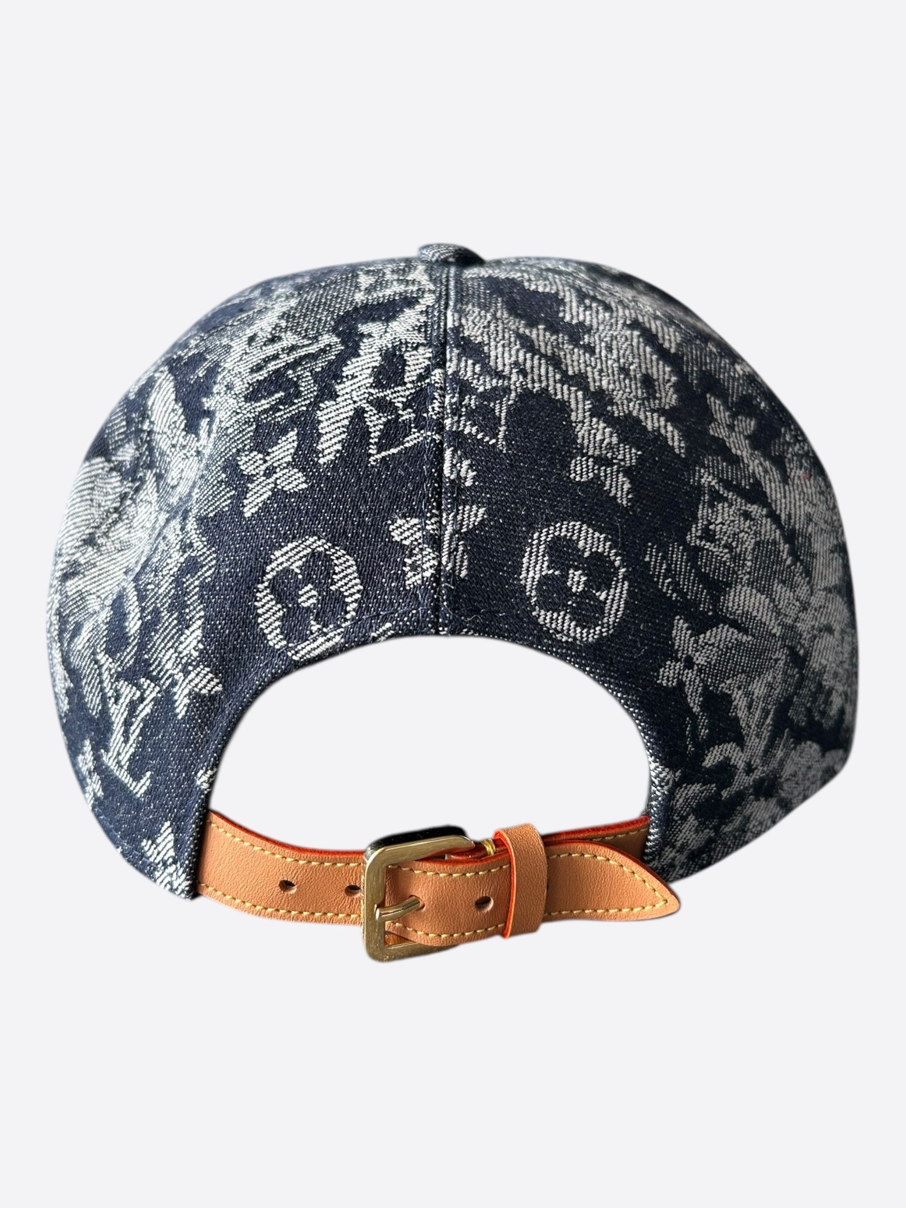 Louis Vuitton Louis Vuitton Blue Tapestry Hat Size ONE SIZE - 3 Thumbnail