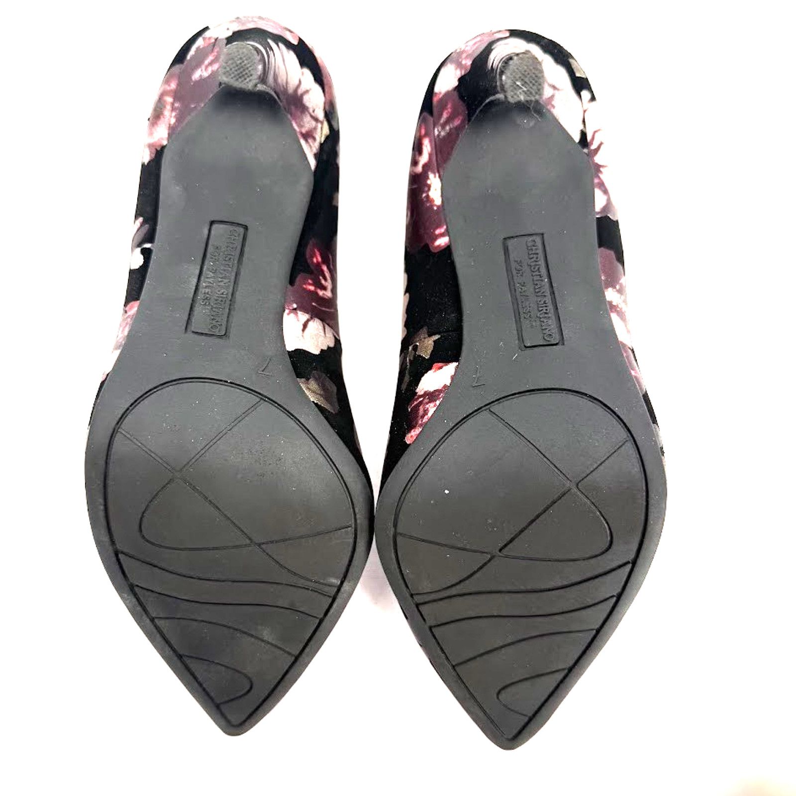 Christian Siriano Christian Siriano Floral Pumps Size 7 Pointed Toe Stiletto Size US 7 / IT 37 - 7 Thumbnail