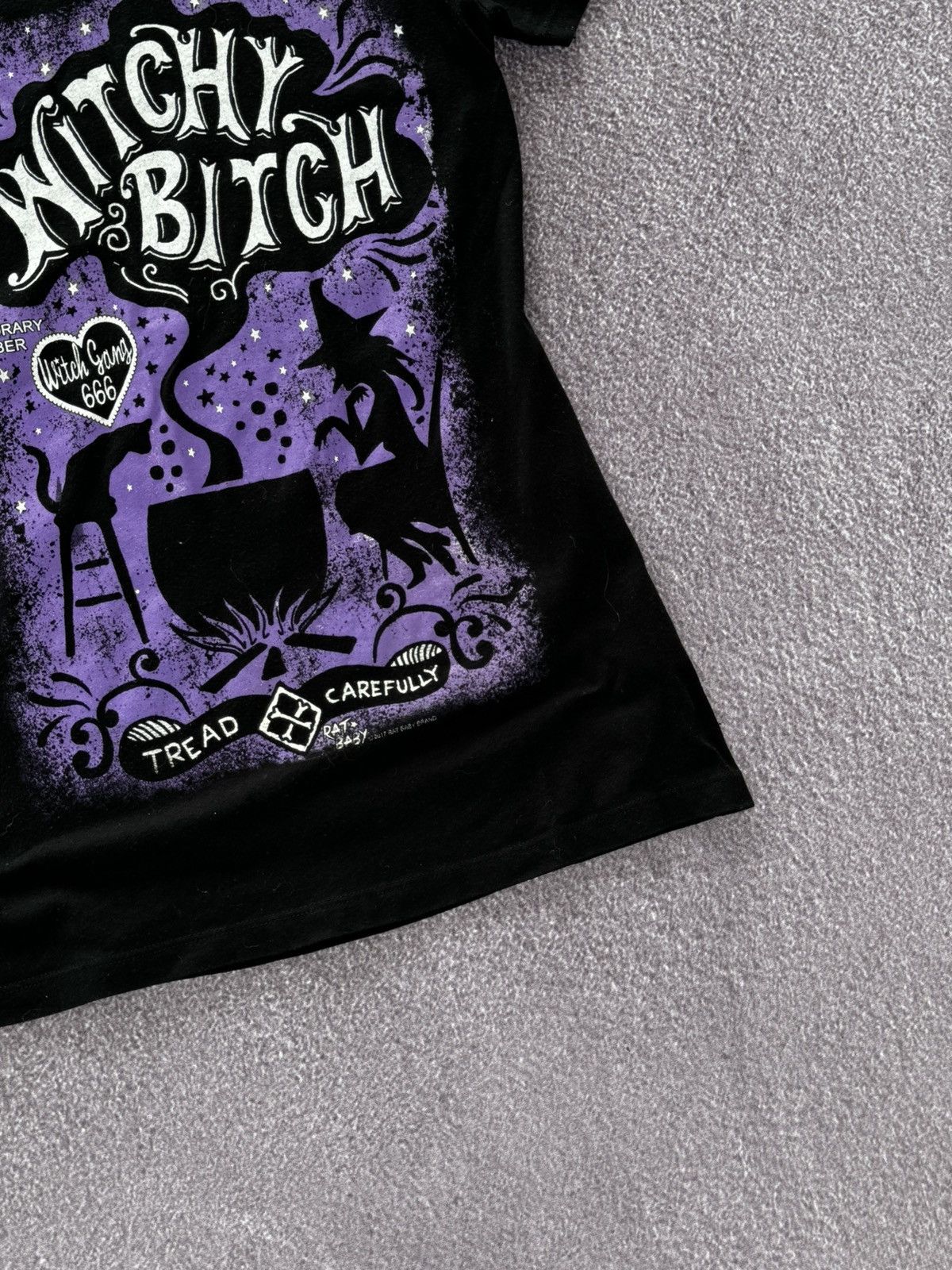 Hysteric Glamour Vintage Y2K Goth Vibe 00s Grunge Top T-Shirt Size M / US 6-8 / IT 42-44 - 6 Thumbnail