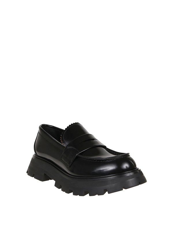 Alexander McQueen o1w1db10925 Wander Loafer in Black Size US 5 / IT 35 - 2 Thumbnail
