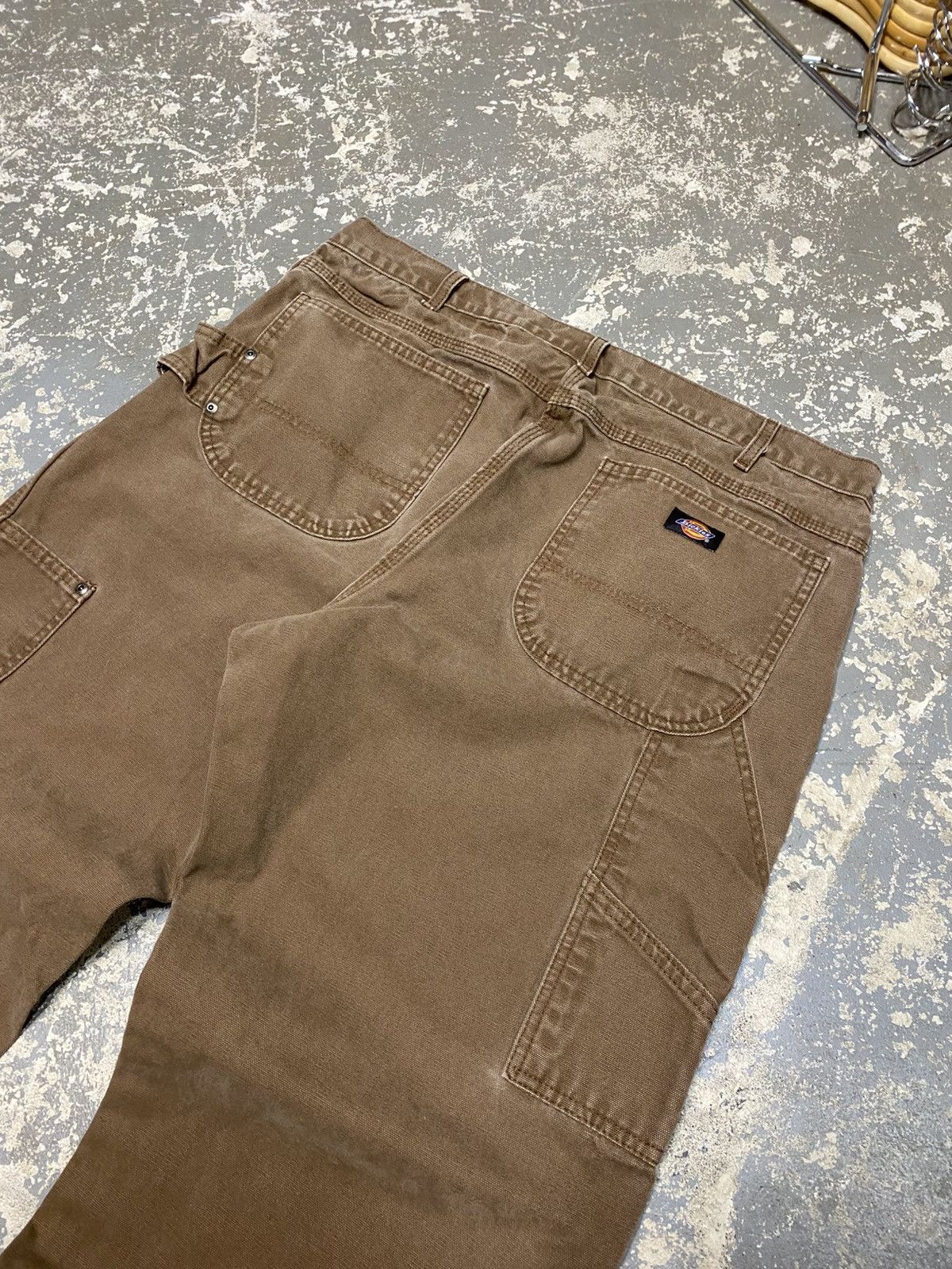 Carhartt × Dickies × Vintage Vintage Dickies Brown Mocha Carpenter Baggy Fit Pants Size US 38 / EU 54 - 6 Thumbnail