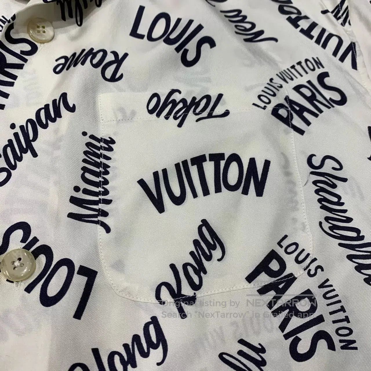 Louis Vuitton White Short Sleeve Printed Shirt. Size US S / EU 44-46 / 1 - 7 Thumbnail