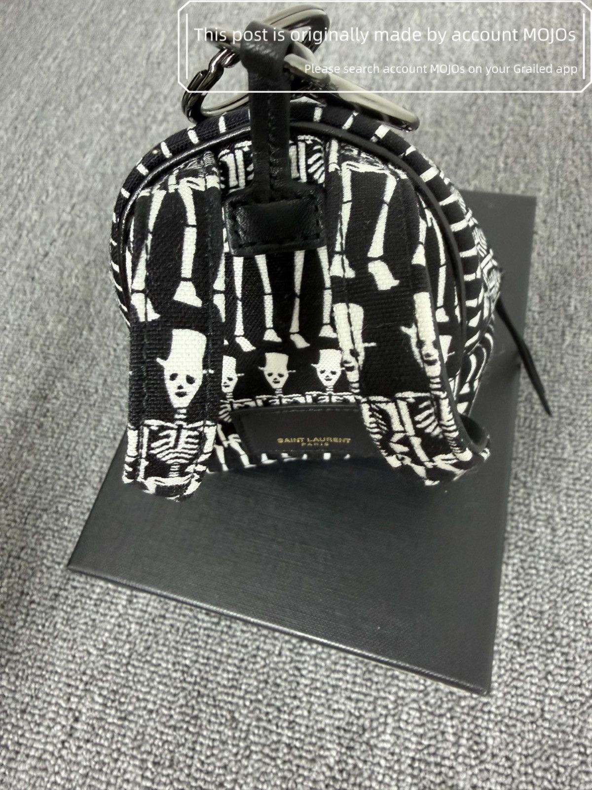 Saint Laurent Paris Saint Laurent Paris Skeleton Key Chain Wallet Mini Backpack Size ONE SIZE - 2 Thumbnail