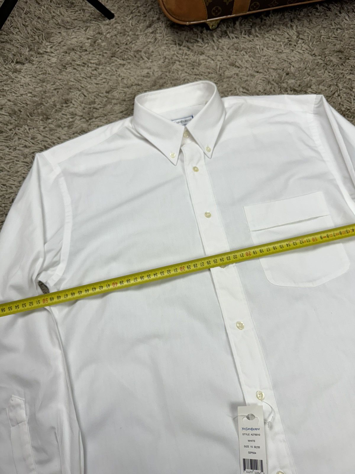 Vintage × Yves Saint Laurent White classic shirt Yves Saint Laurent original luxury item Size US M / EU 48-50 / 2 - 5 Thumbnail
