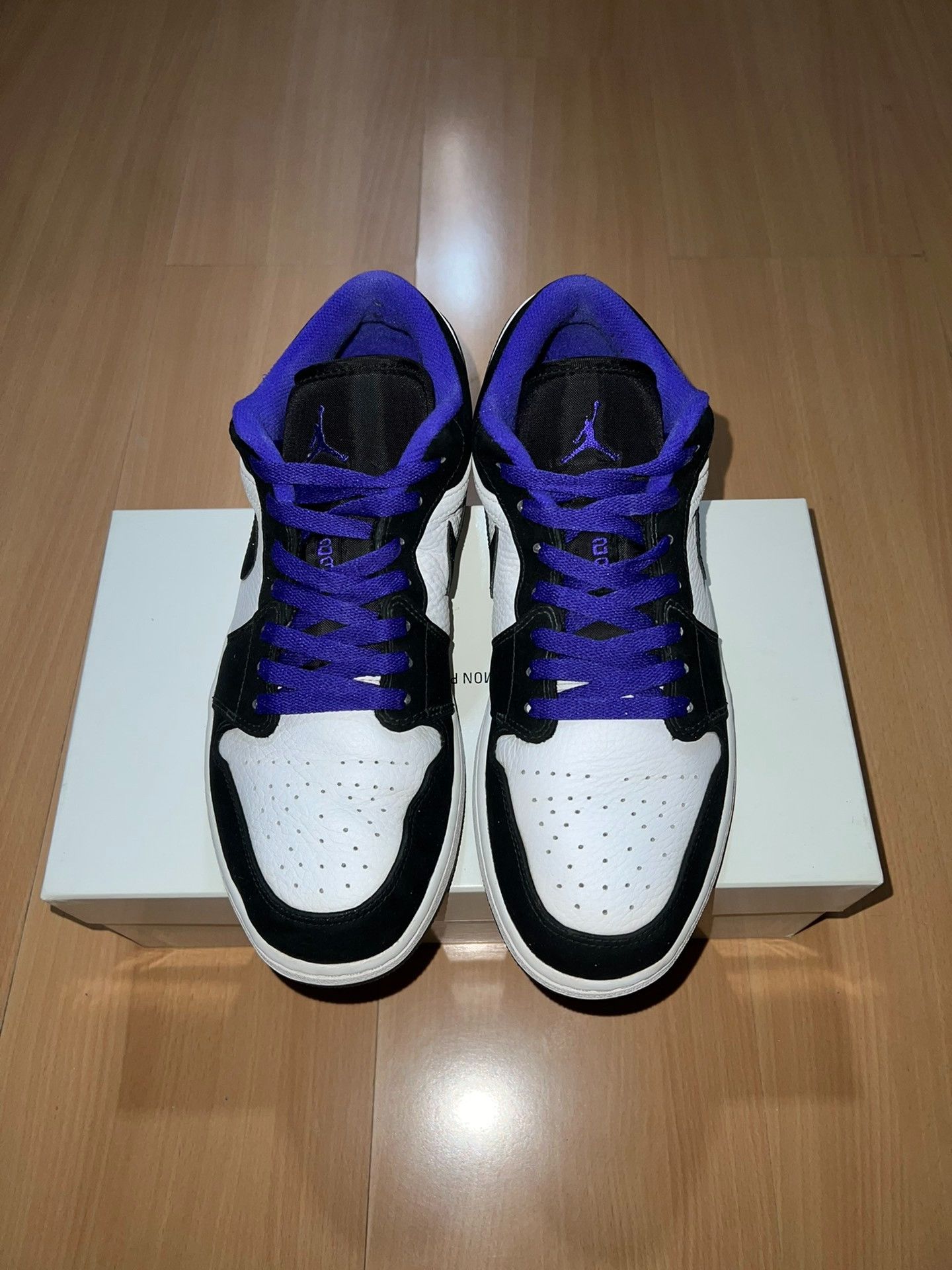 Jordan Brand Air Jordan 1 Low Black White Size US 11 / EU 44 - 1 Thumbnail