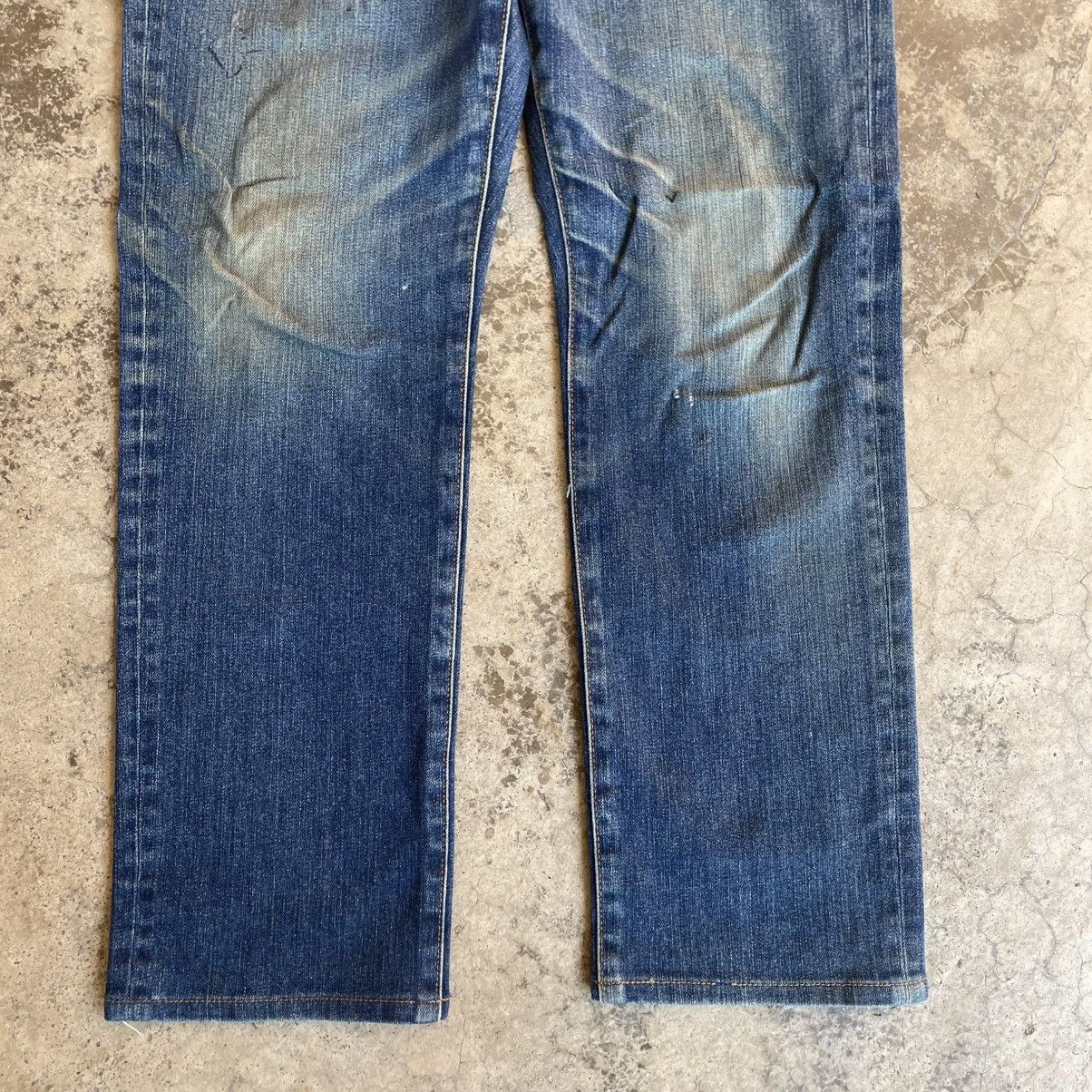 Japanese Brand 🔥🇯🇵Vintage Good Day Japan Made Stoned Washed Denim Jeans Size US 32 / EU 48 - 3 Thumbnail