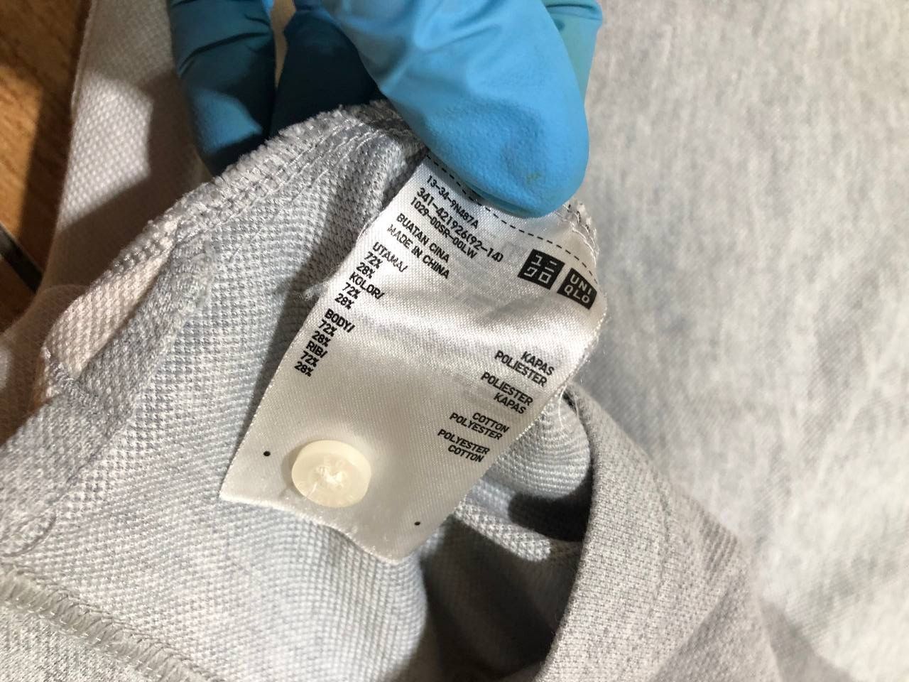 Uniqlo Vintage Uniqlo Classic Fit Gray Polo Size XL Size US XL / EU 56 / 4 - 3 Thumbnail