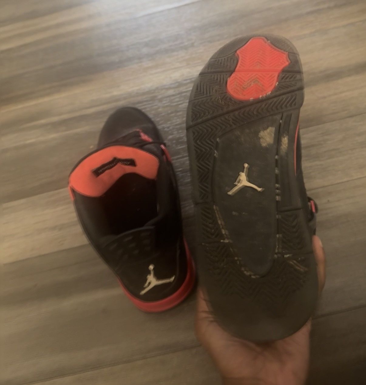 Jordan Brand Red Thunder 4 Sz 11 Size US 11 / EU 44 - 4 Thumbnail