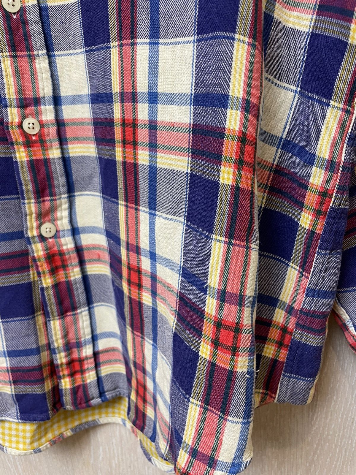 Yves Saint Laurent Vintage Ysl Yves Saint Laurent Flannel Shirt Size US L / EU 52-54 / 3 - 6 Thumbnail