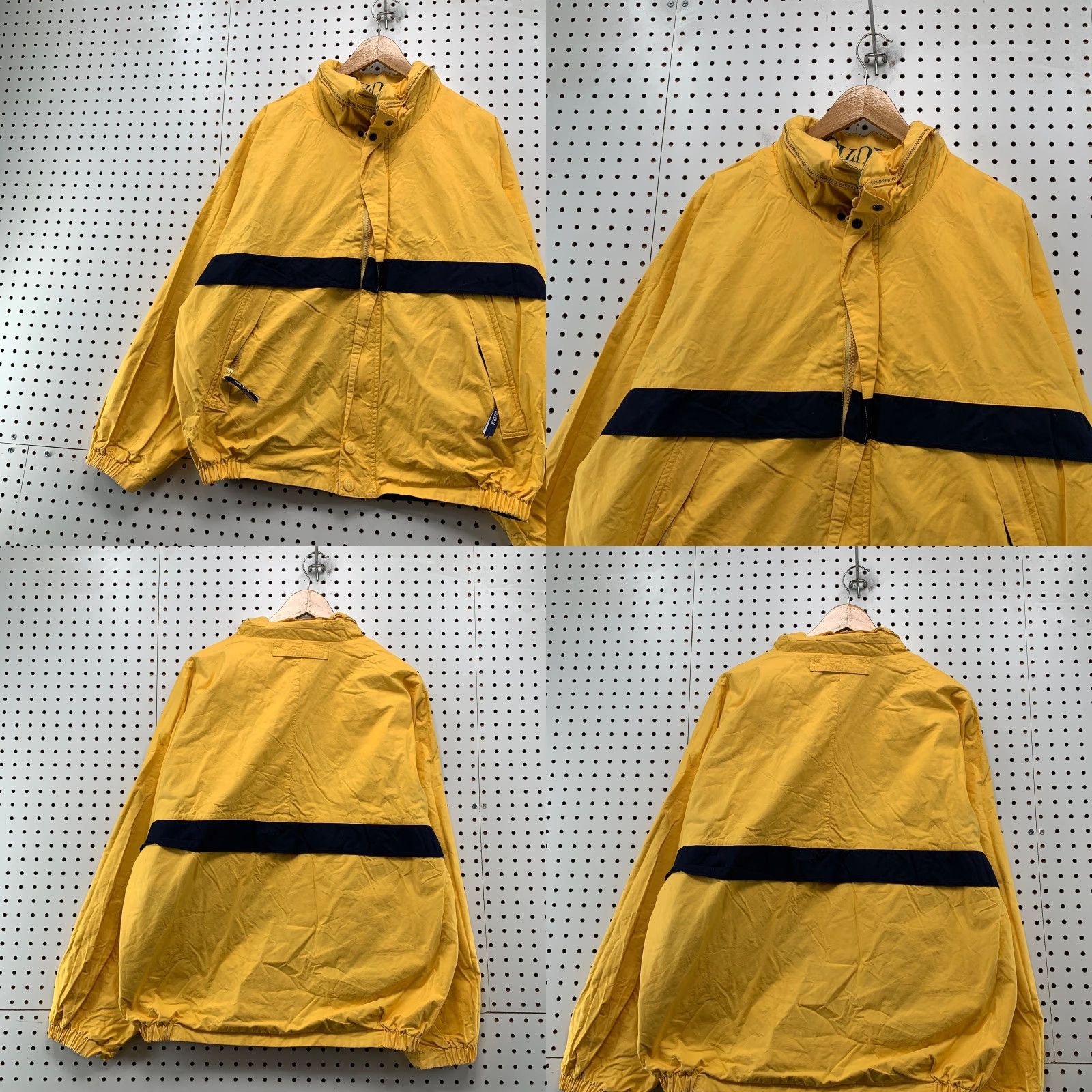 Nautica VINTAGE Nautica Reversible Jacket Mens XL Green Yellow Nautical Lightweight Size US XL / EU 56 / 4 - 10 Thumbnail