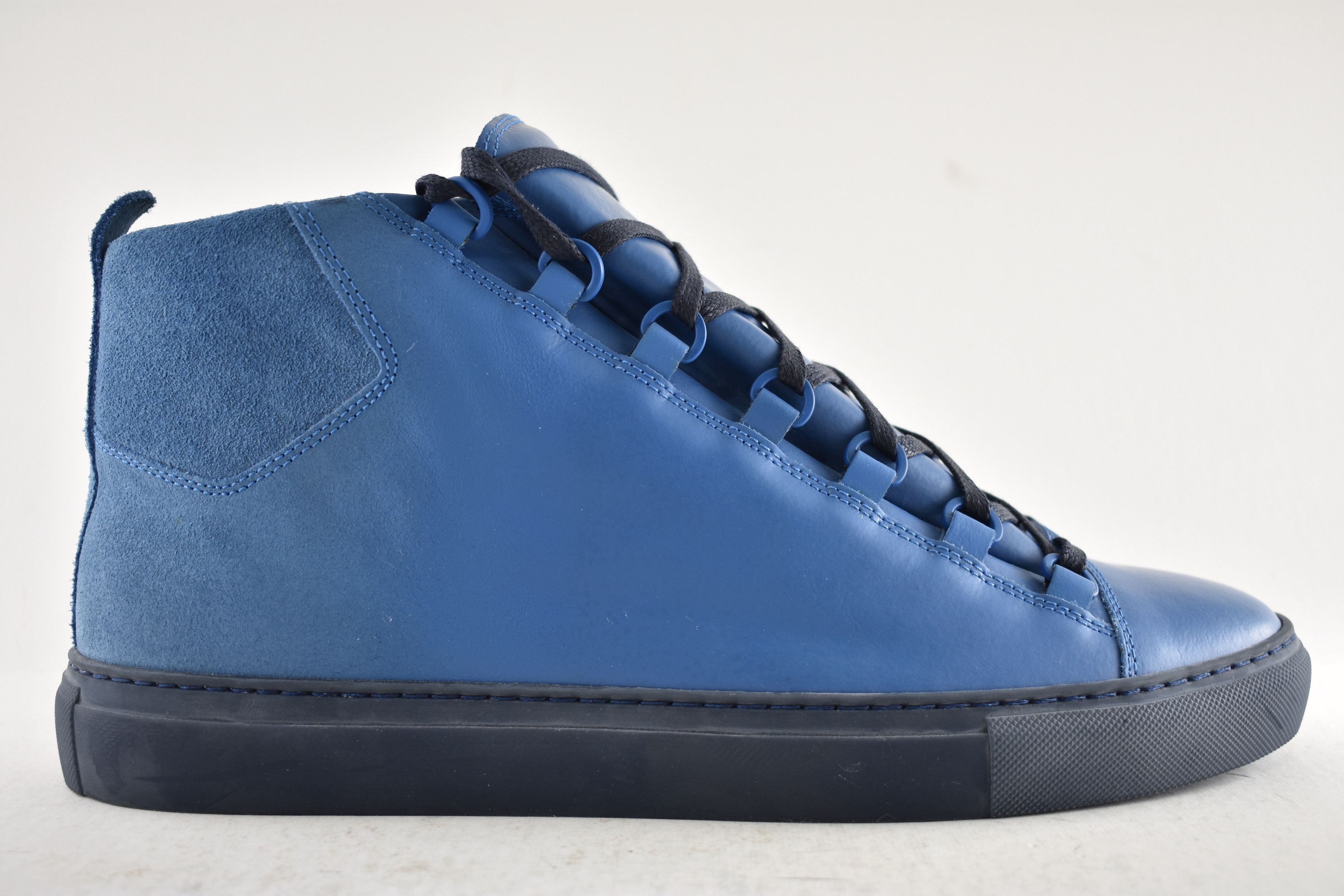 Balenciaga Arena Suede Spray Leather High Top Trainer Sneaker 43 10 Size US 10 / EU 43 - 2 Thumbnail