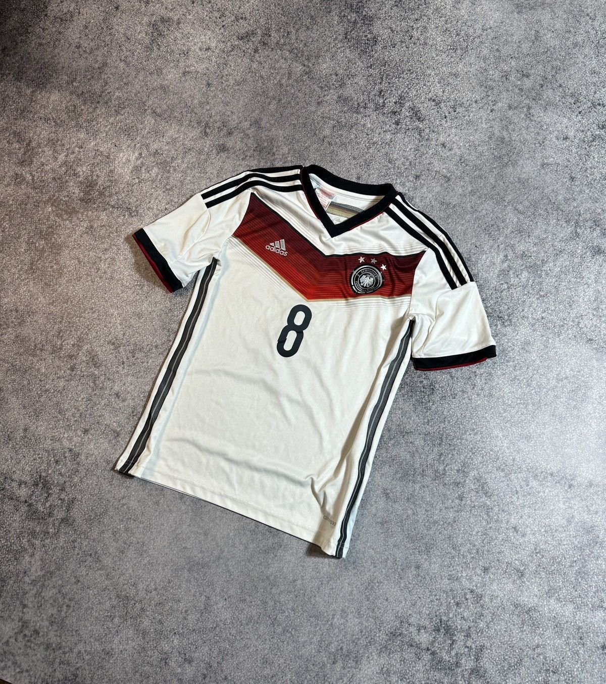 Adidas × Vintage Vintage Adidas Germany 8 Ozil Jersey Blokecore Style XS Size US XS / EU 42 / 0 - 1 Thumbnail