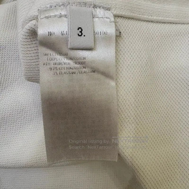 Thom Browne Thom Browne Men's White Short Sleeve T-shirt . Size US L / EU 52-54 / 3 - 7 Thumbnail