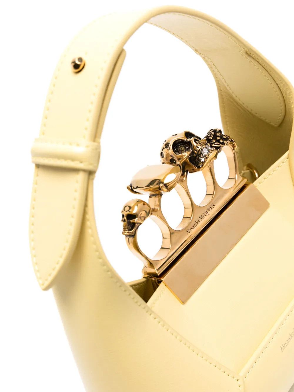 Alexander McQueen o1w1db10925 Size: OS/Jewelled Hobo in Beige Size ONE SIZE - 3 Thumbnail