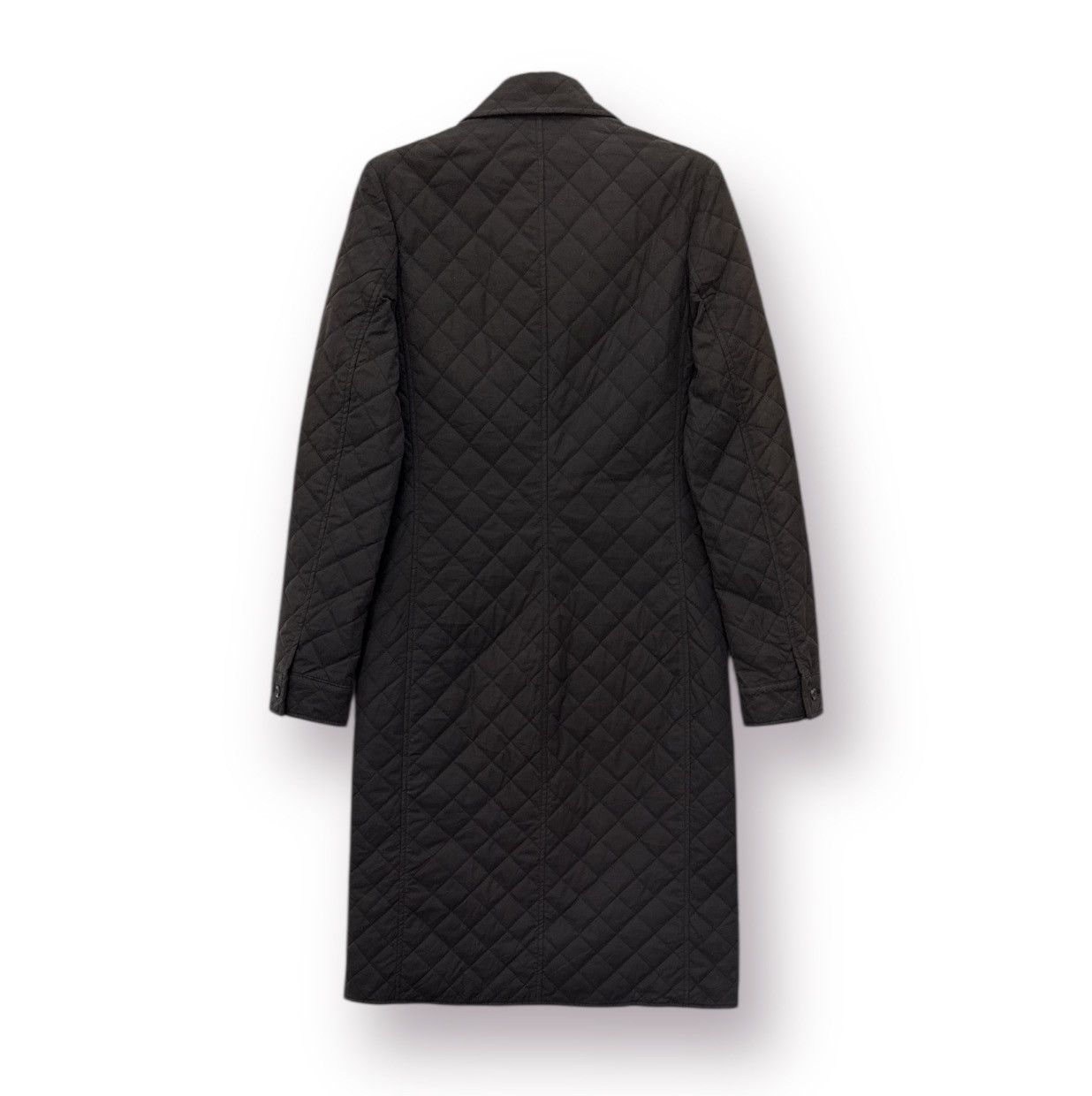 Lauren Ralph Lauren 🔥 Vintage Ralph Lauren Faded Black Quilted Long Jacket - S Size S / US 4 / IT 40 - 11 Thumbnail