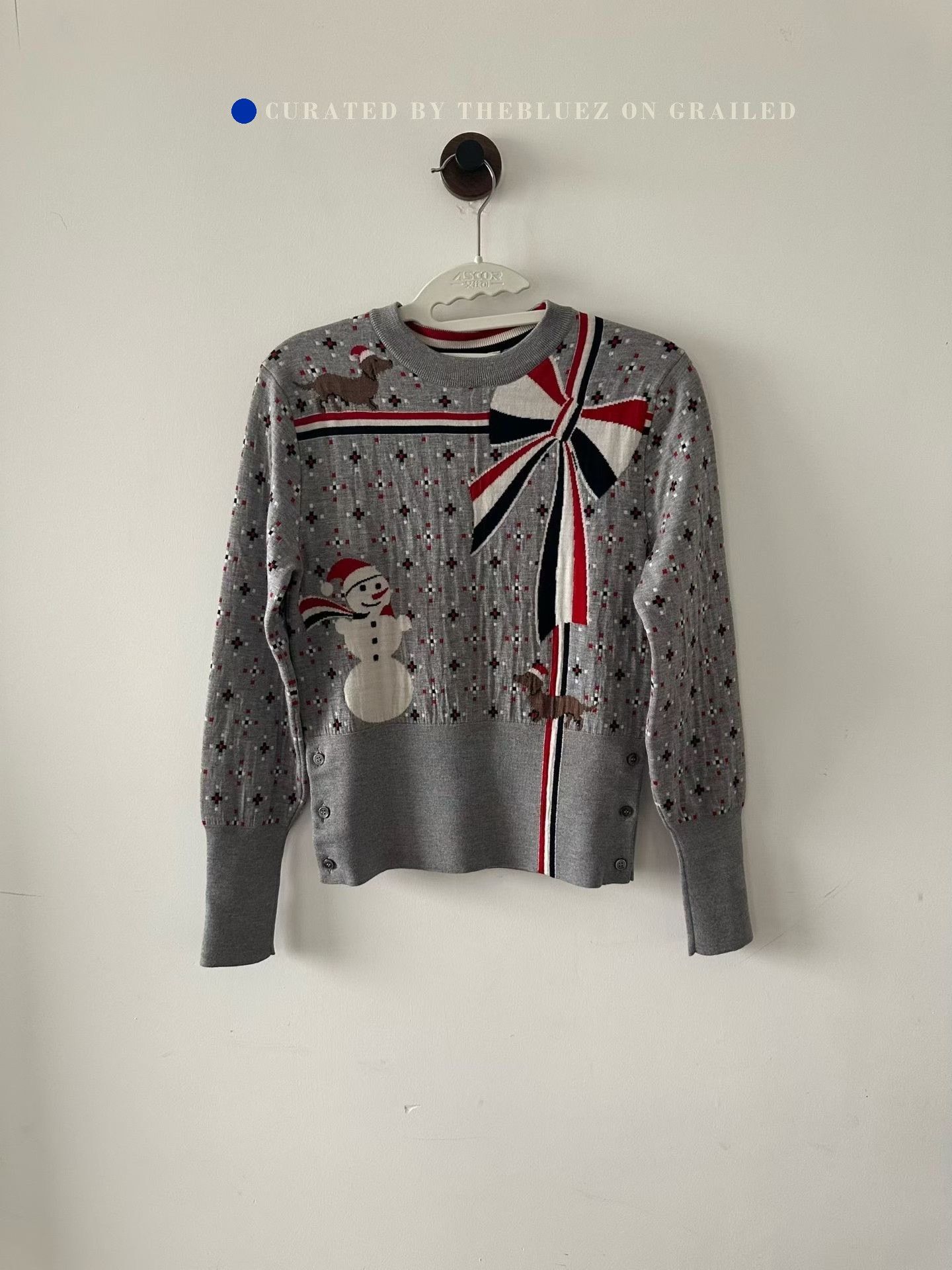 Thom Browne Thom Browne Wool Christmas Sweater Size S / US 4 / IT 40 - 1 Thumbnail