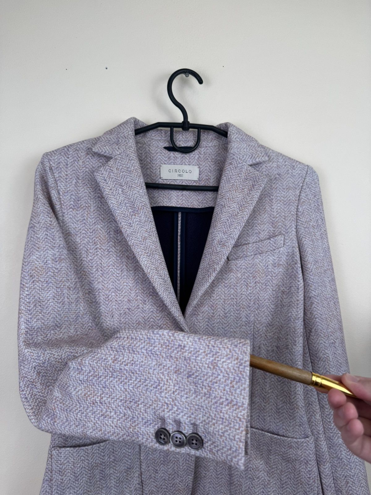 Circolo 1901 Circolo 1901 Women Blazer Pink XS Luxury Italy Designer Size XS / US 0-2 / IT 36-38 - 12 Thumbnail