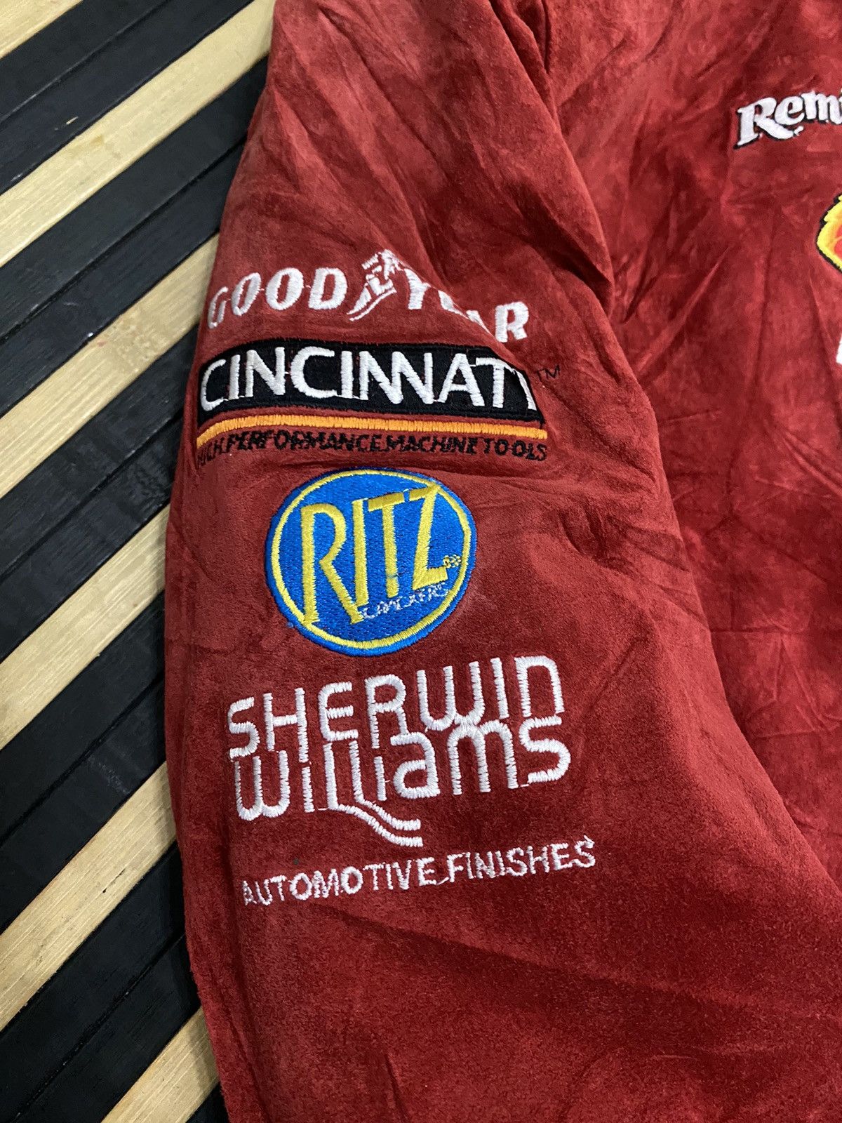 Jeff Hamilton × NASCAR Jeff Hamilton Winston Cup Series Suede Leather Varsity Size US XL / EU 56 / 4 - 7 Thumbnail