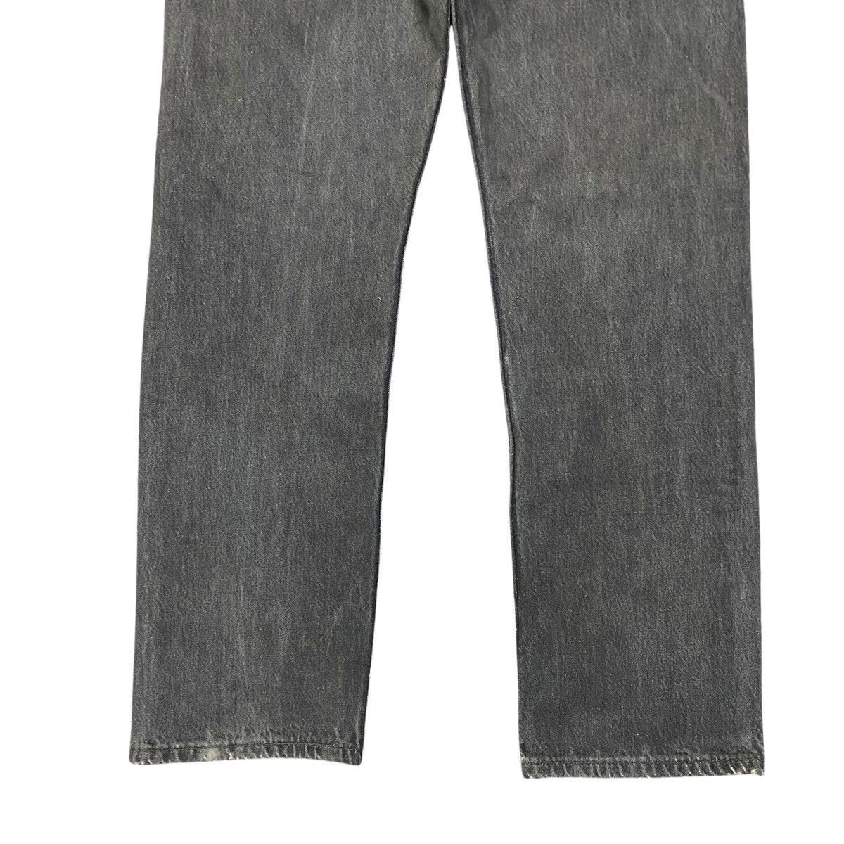 Vintage 90s Levis 501 Charcoal Jeans Distressed
