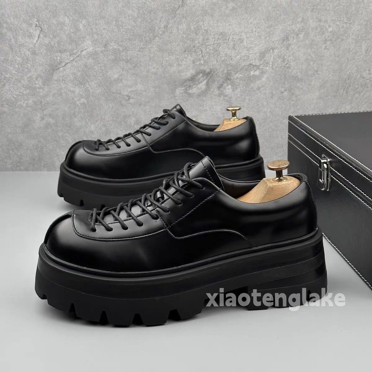 Vintage Unisex utility punk yuppie thick sole y2k shoes boots Size US 8 / EU 41 - 3 Thumbnail