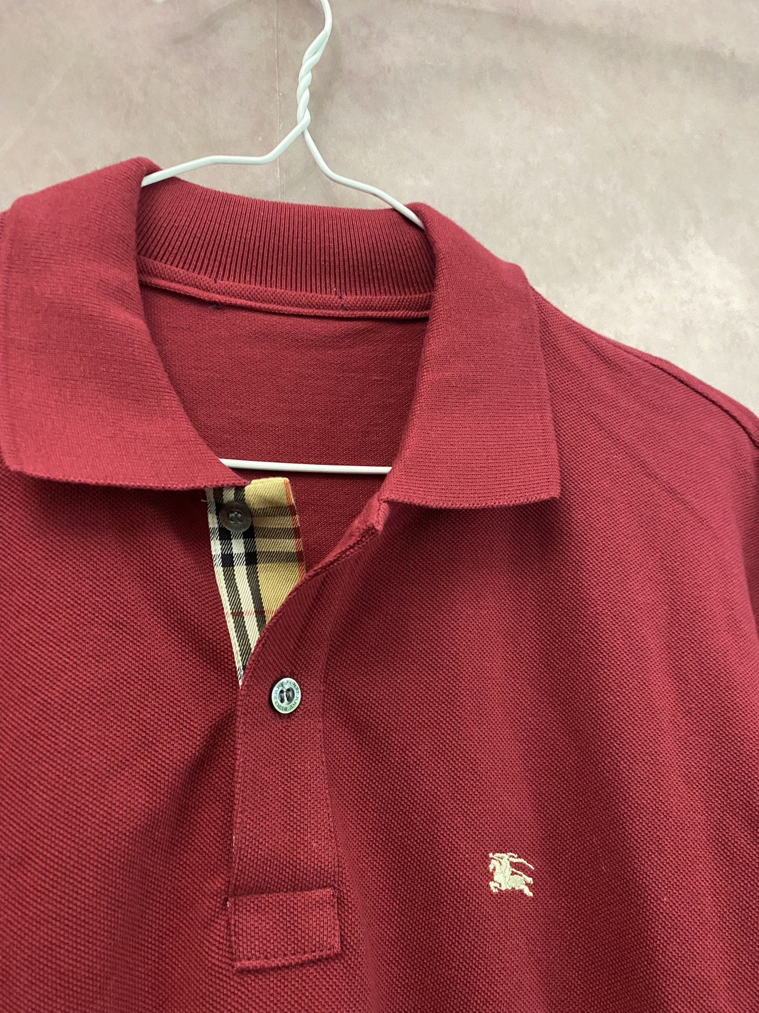 Burberry × Designer Burberry Polo Nova Check Luxury Size US XL / EU 56 / 4 - 2 Thumbnail