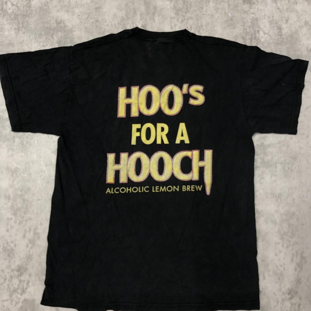 Fruit Of The Loom Hooch black T-shirt vinatge hip hop Boxy Size US L / EU 52-54 / 3 - 4 Thumbnail