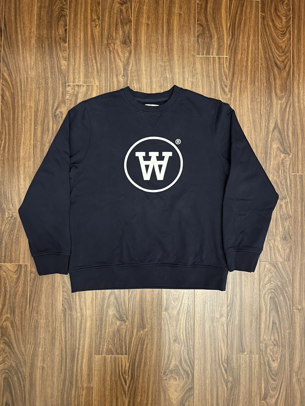 Wood Wood Double A by Wood Wood Graphic Fleece Sweatshirt Size US M / EU 48-50 / 2 - 1 Thumbnail