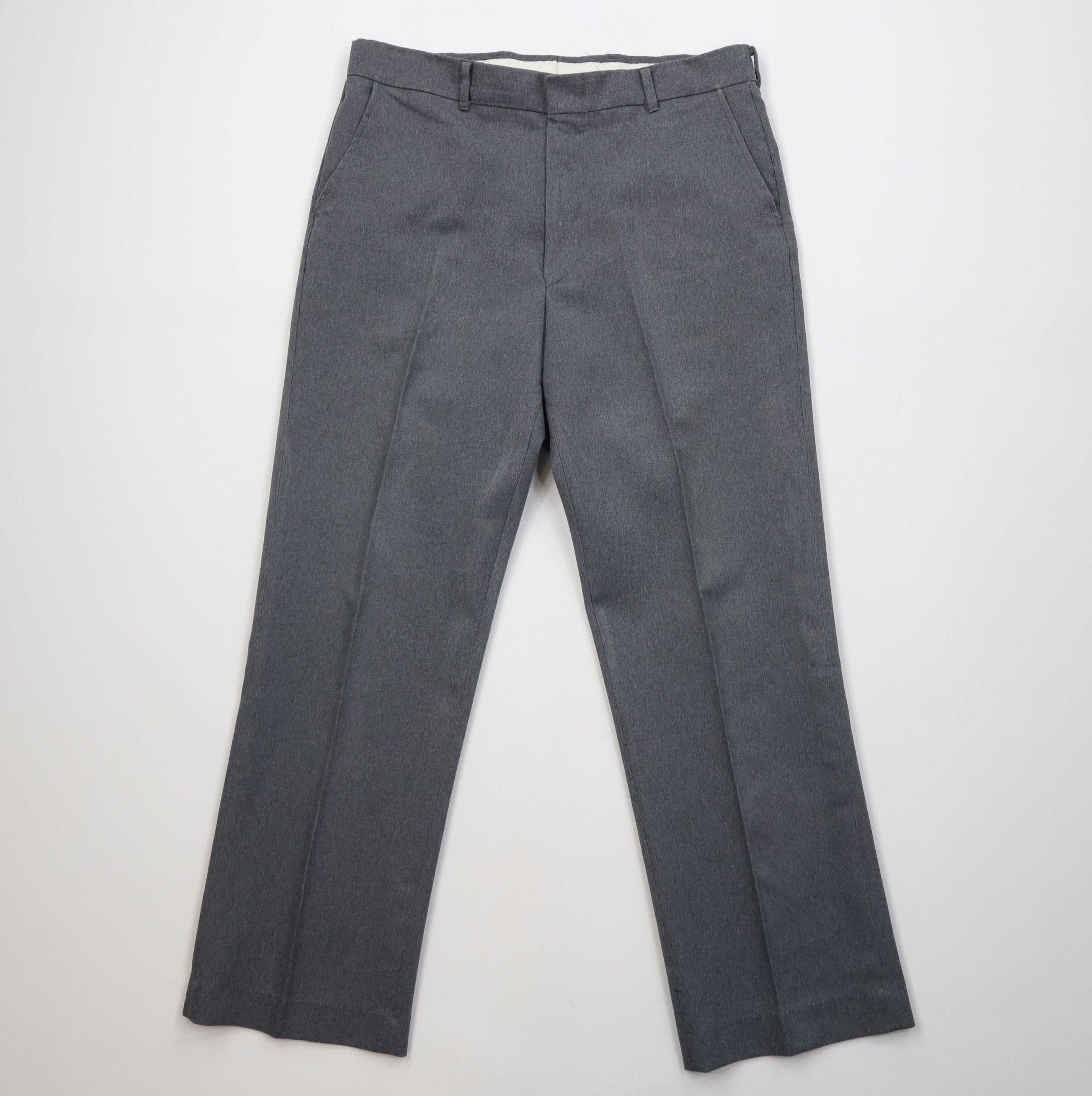 Vintage Vintage 70s Streetwear Flared Wide Leg Chino Pants Gray USA Size US 32 / EU 48 - 1 Thumbnail