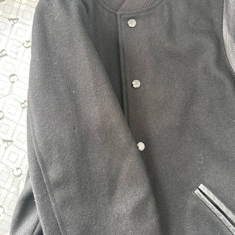 Saint Laurent Paris Saint Laurent Paris Saint Laurent Black Baseball Jacket Si Size US L / EU 52-54 / 3 - 5 Thumbnail