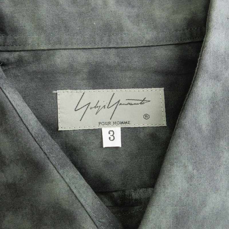 Yohji Yamamoto YOHJI YAMAMOTO POUR HOMME 19AW Shirt Coat Size US L / EU 52-54 / 3 - 3 Thumbnail
