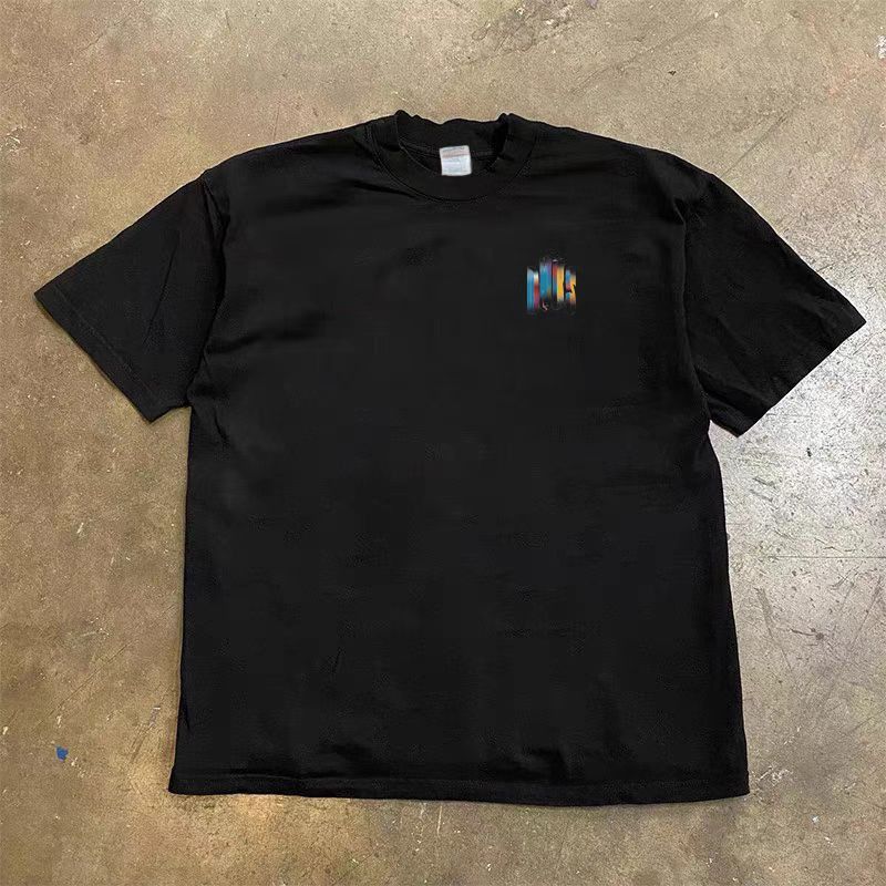 Japanese Brand Black Loose Street Hip Hop Print Short Sleeve T-Shirt Size US M / EU 48-50 / 2 - 2 Thumbnail