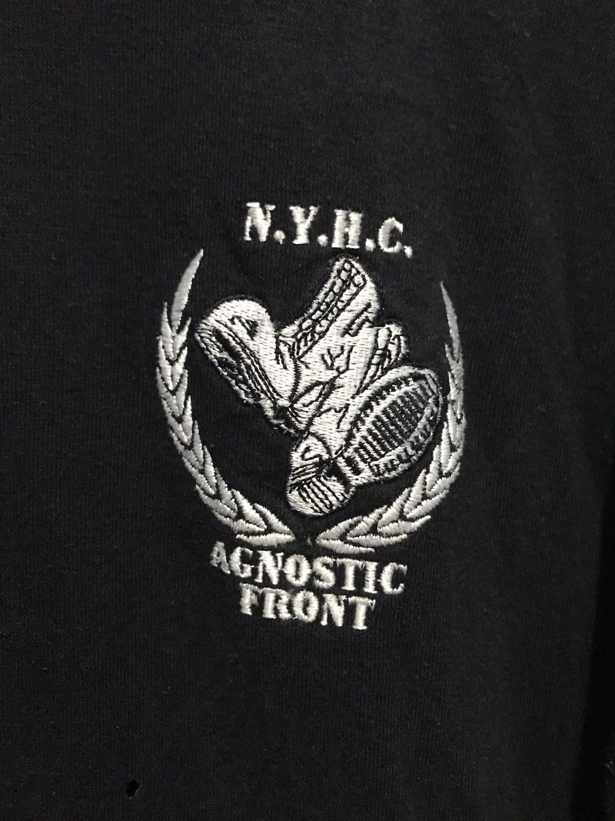 Band Tees Agnostic Front Polo Shirt Embroidery Band Size US M / EU 48-50 / 2 - 2 Thumbnail