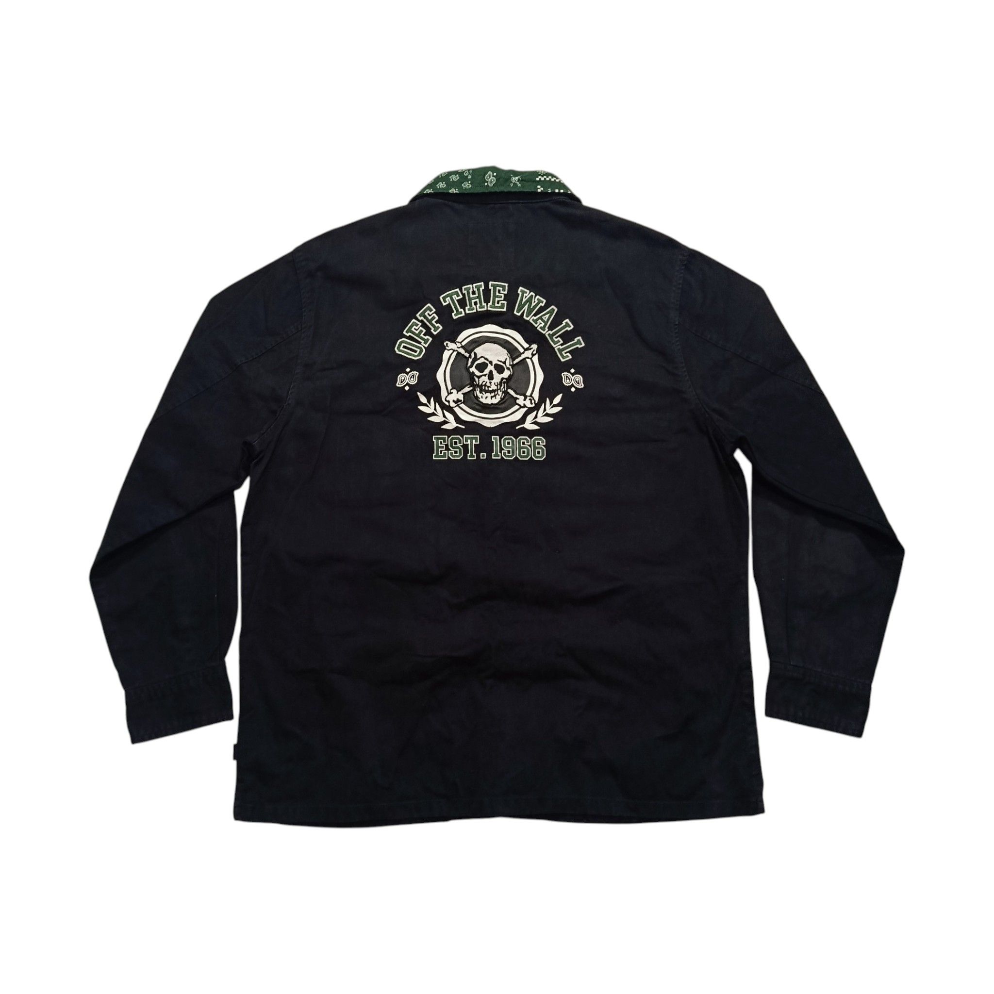 Vans Vans Off The Wall Bandana Denim Jacket Size US XL / EU 56 / 4 - 1 Thumbnail