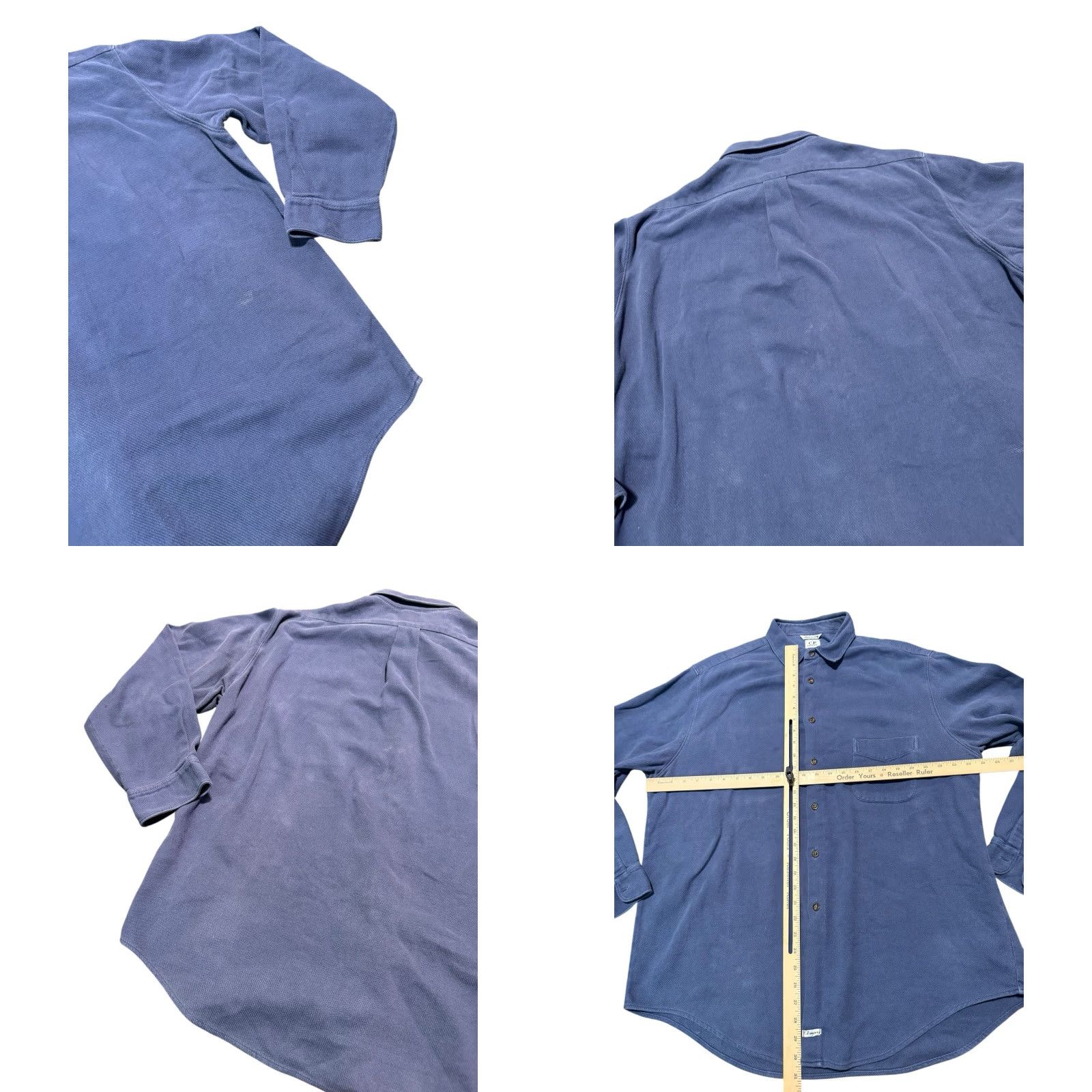 Vintage VINTAGE C.P. COMPANY Shirt XXLarge 6 Blue Cotton Long Sleeve Button-Down Made in Italy Mens Size US S / EU 44-46 / 1 - 8 Thumbnail
