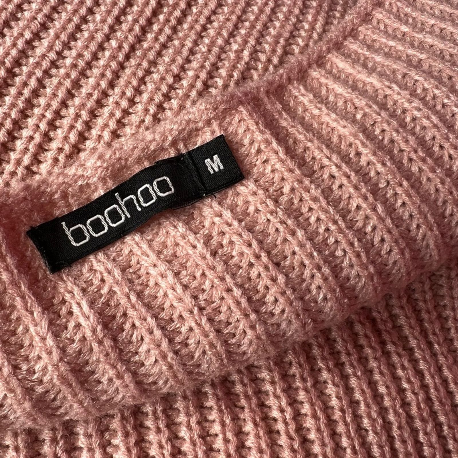 Boohoo Boohoo Rib-Knit Long Sleeve Boat Neck Sweater Dress Size M Size M / US 6-8 / IT 42-44 - 8 Thumbnail