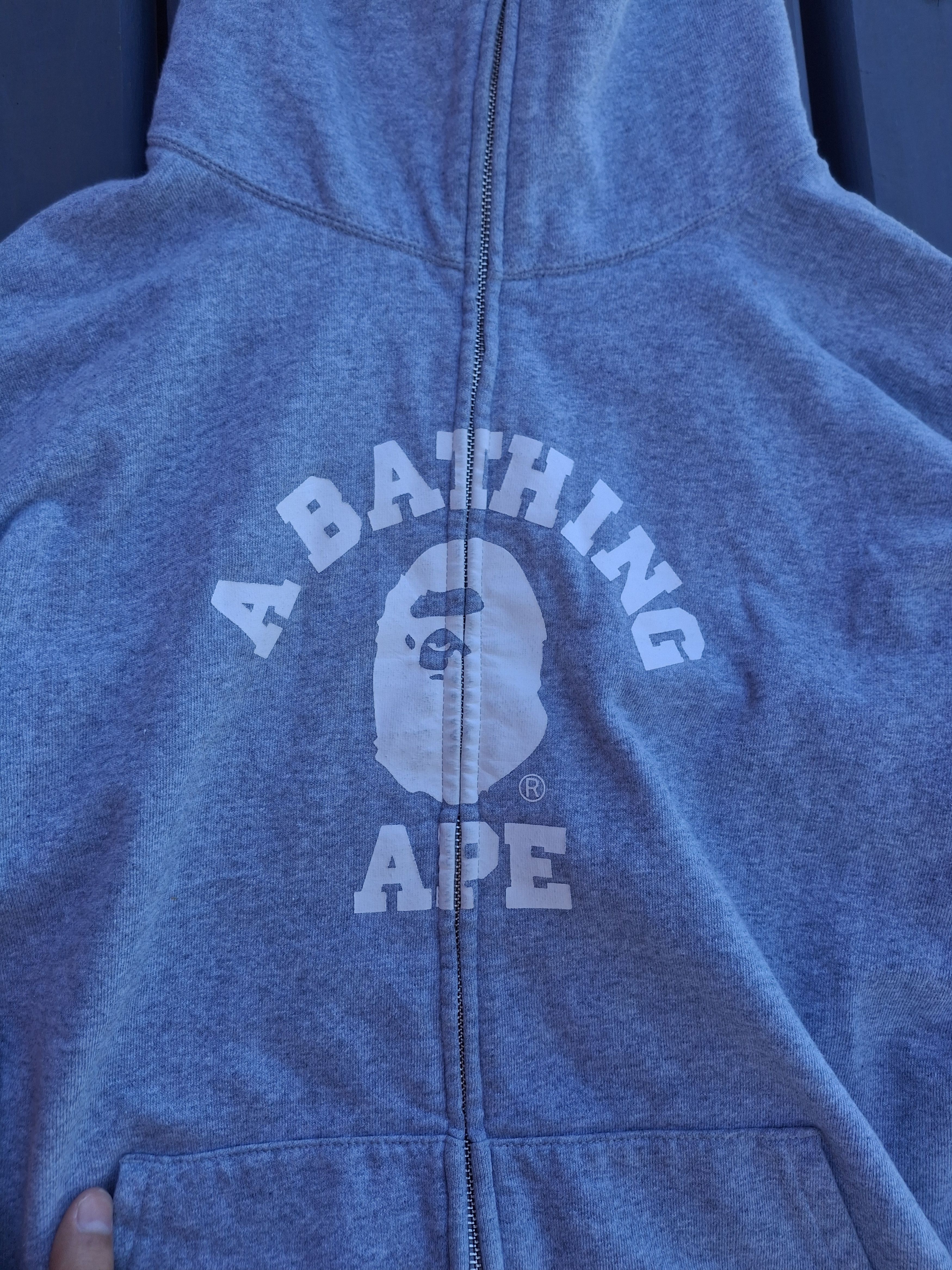 Bape Bape College Full Zip Hoodie FW19 OG Size US XXL / EU 58 / 5 - 2 Thumbnail