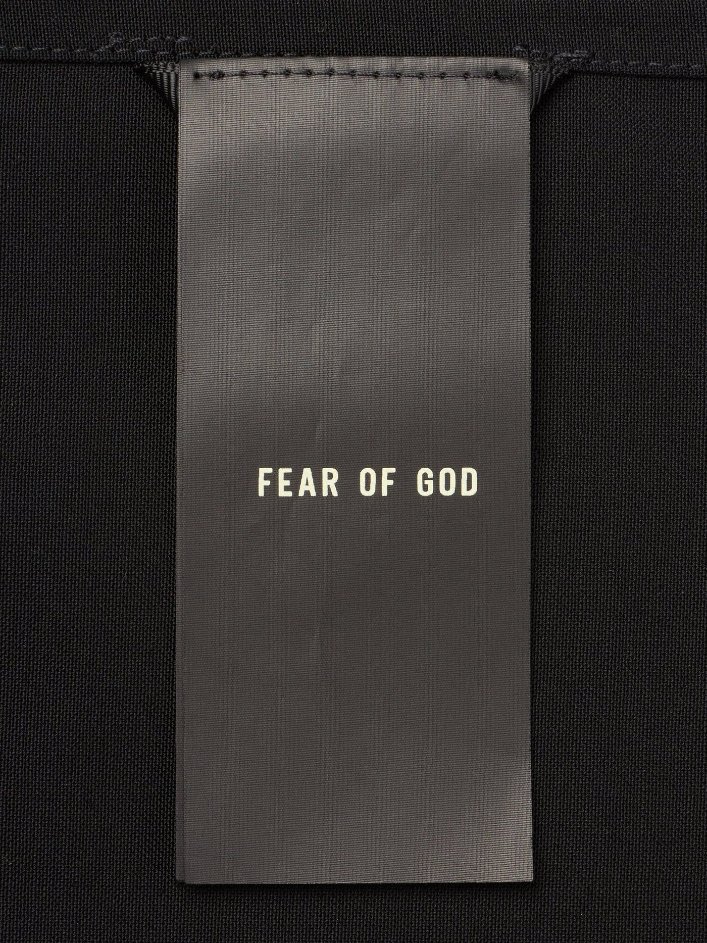 Fear of God FEAR OF GOD Eternal Black Cotton Virgin Wool-Elastane Shirt Size US L / EU 52-54 / 3 - 9 Thumbnail