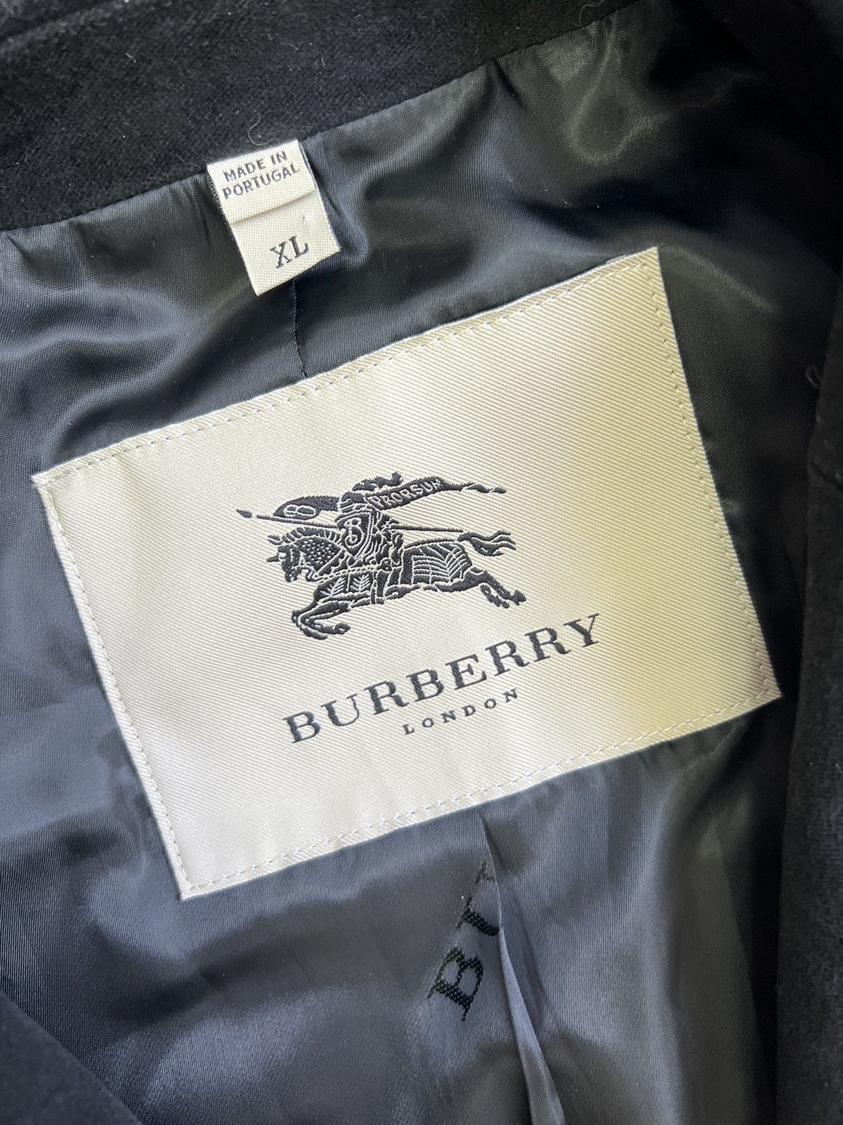 Burberry × Burberry Prorsum Burberry London Velour Blazer Jacket Size US XL / EU 56 / 4 - 13 Thumbnail