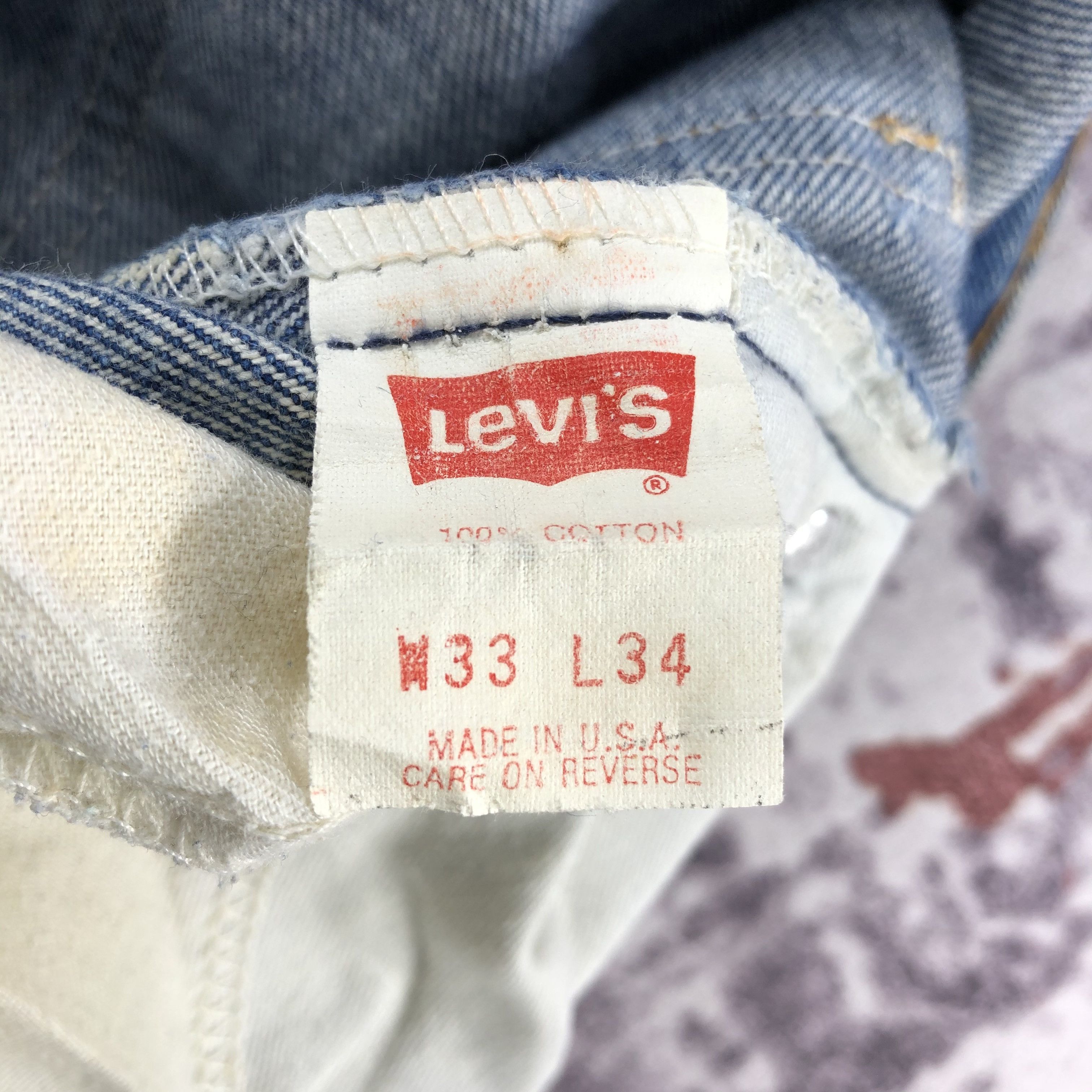 Levi's × Vintage 90s Vintage Blue Wash Levis 517 Flare Jeans-JM2209 Size US 34 / EU 50 - 15 Thumbnail