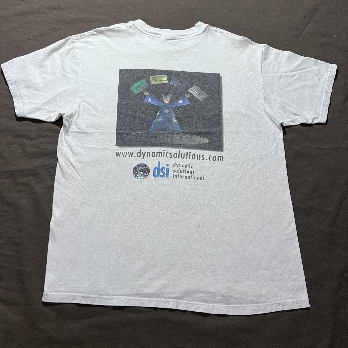 Microsoft Vintage 90s CARDWIZARD SOFTWARE Promo Tee Computer Size US L / EU 52-54 / 3 - 5 Thumbnail