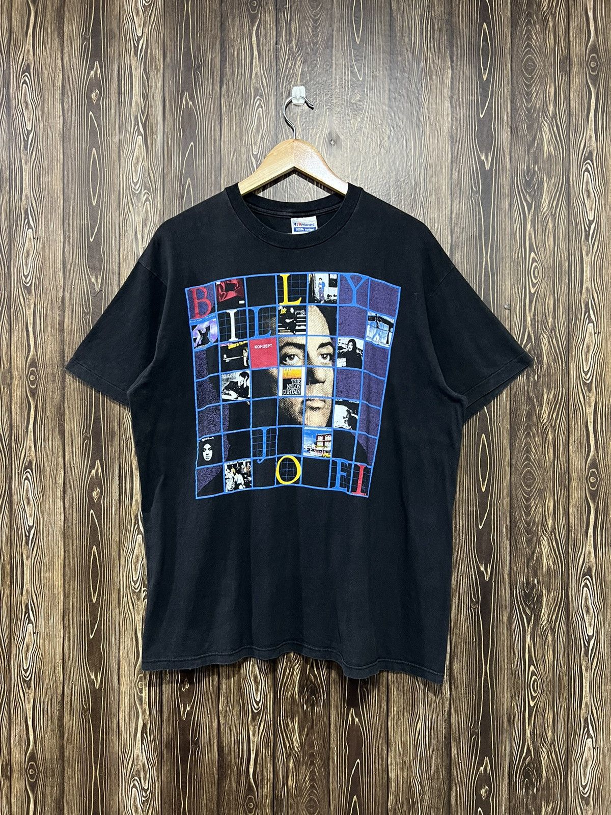 Band Tees × Vintage Vintage 80s Billy Joel World Tour Tshirt Size US L / EU 52-54 / 3 - 1 Thumbnail