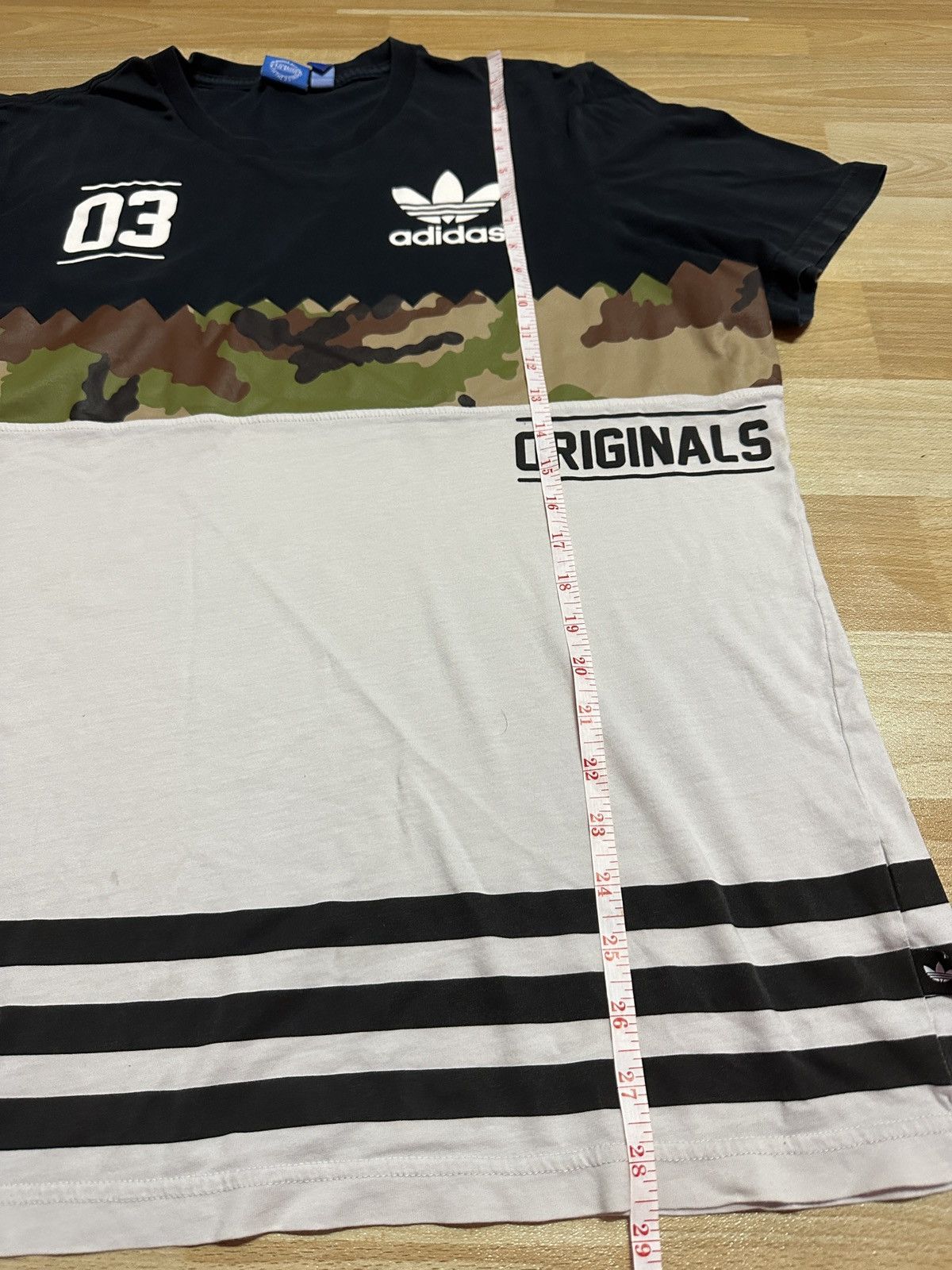 Adidas Adidas Camo Rare Tee Size US XL / EU 56 / 4 - 17 Thumbnail