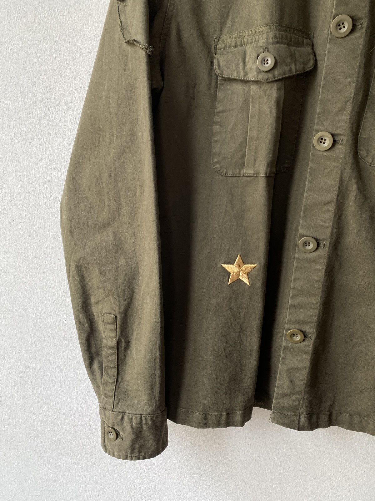 Other The Editor Italy Army Design Button Up Shirt Size US L / EU 52-54 / 3 - 6 Thumbnail
